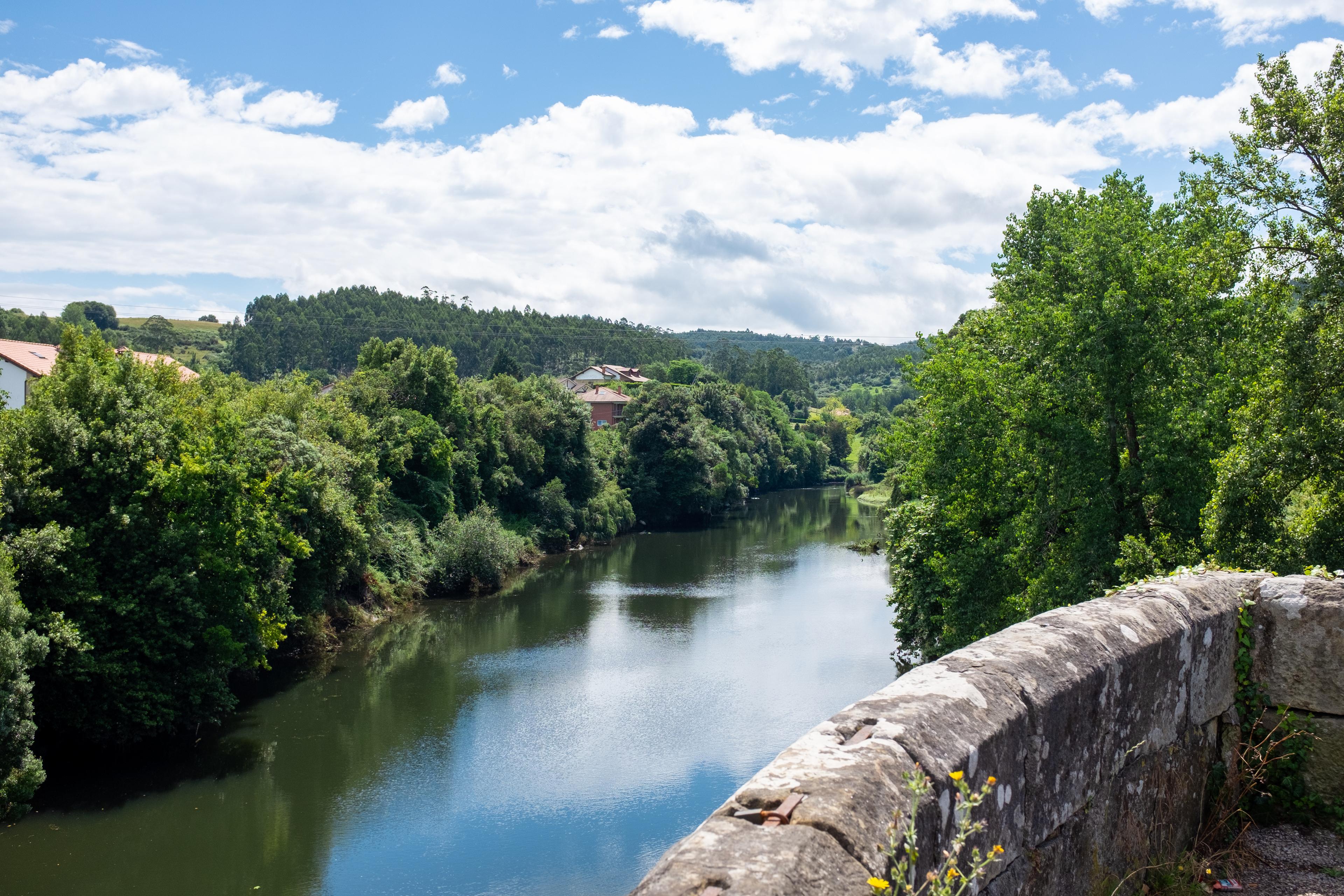 Scenic view of Puente Arce on the Camino del Norte