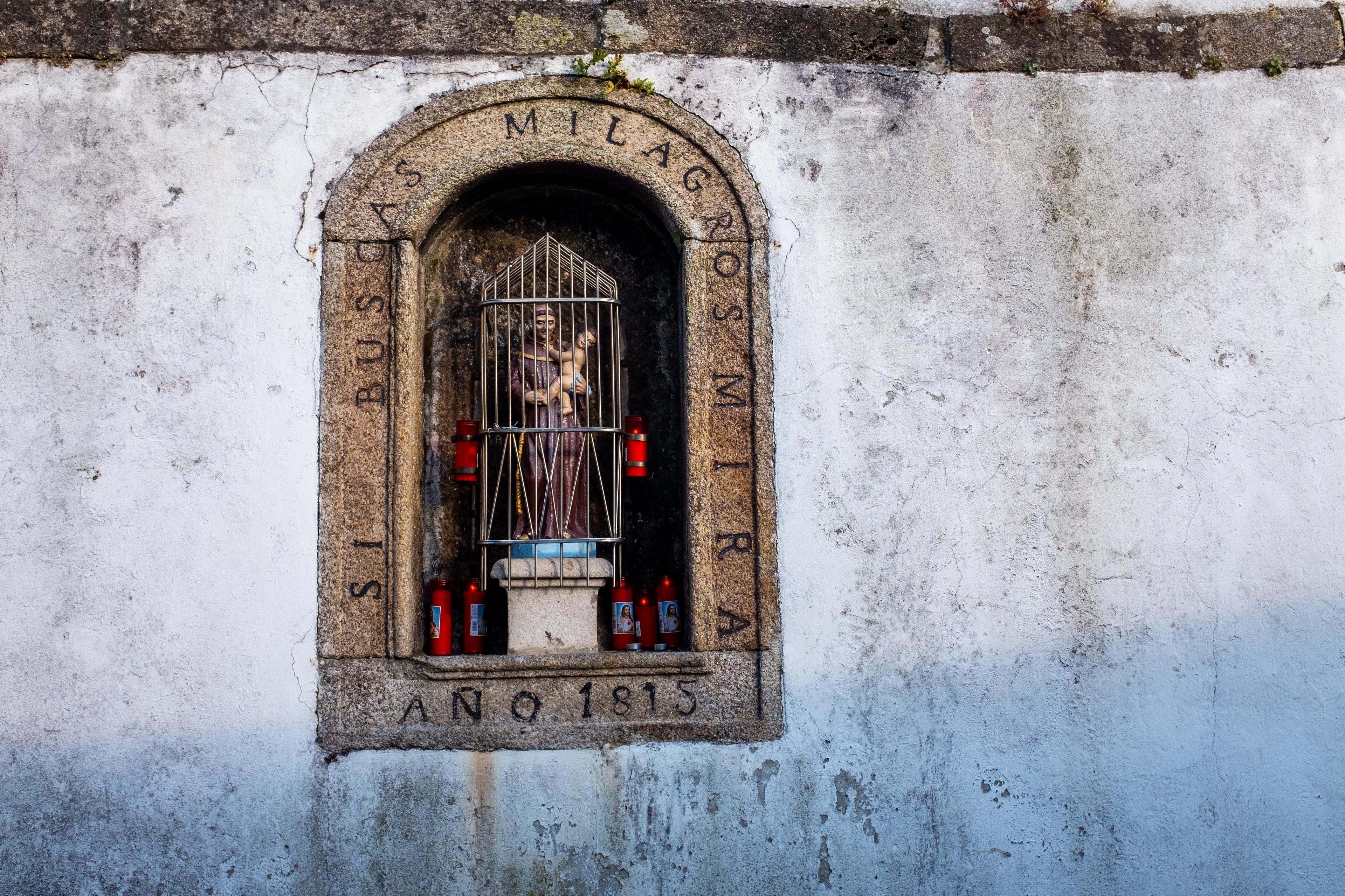 Scenic view of Sigrás on the Camino Inglés