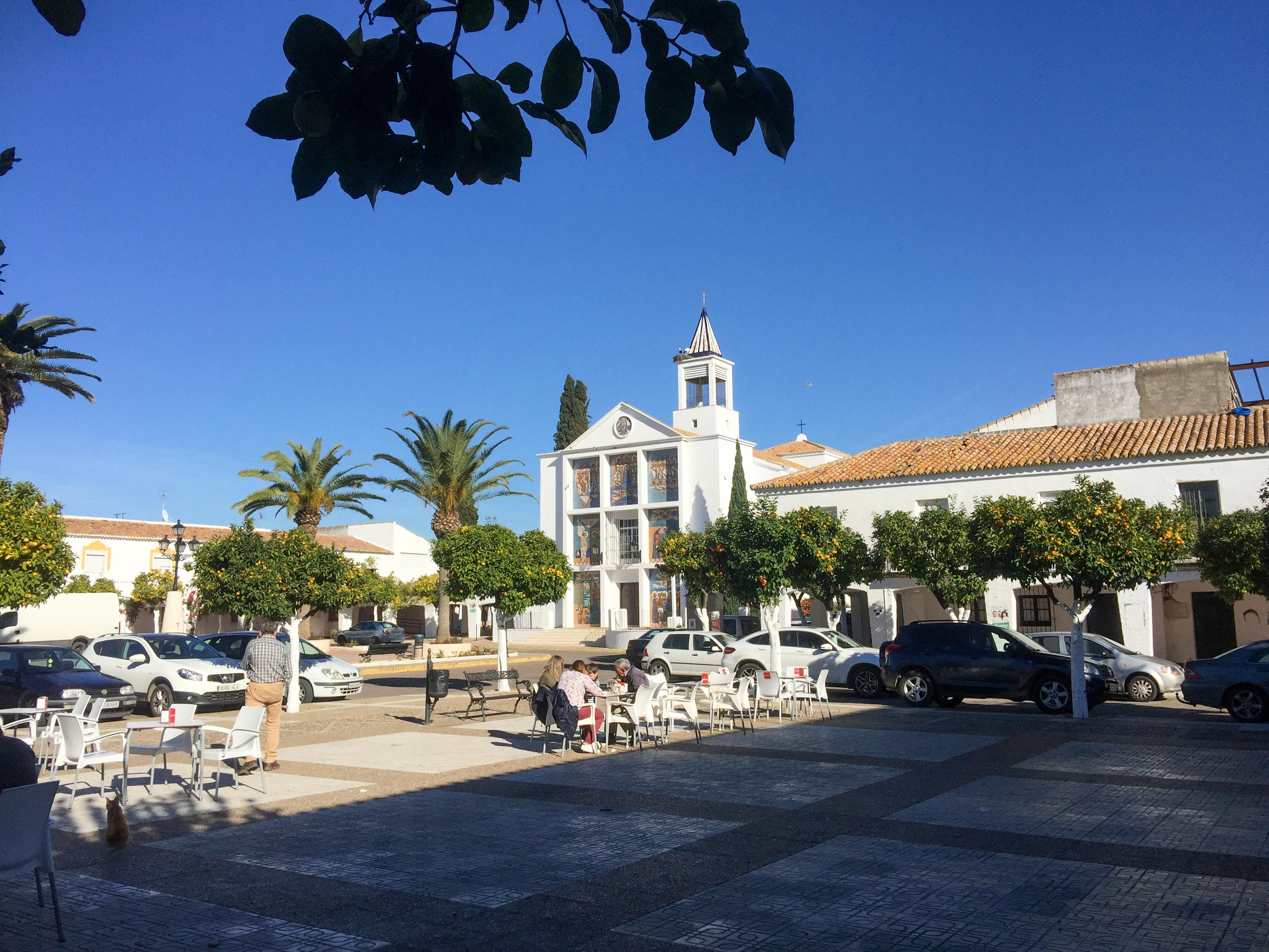 Scenic view of Torre de la Reina on the Vía de la Plata