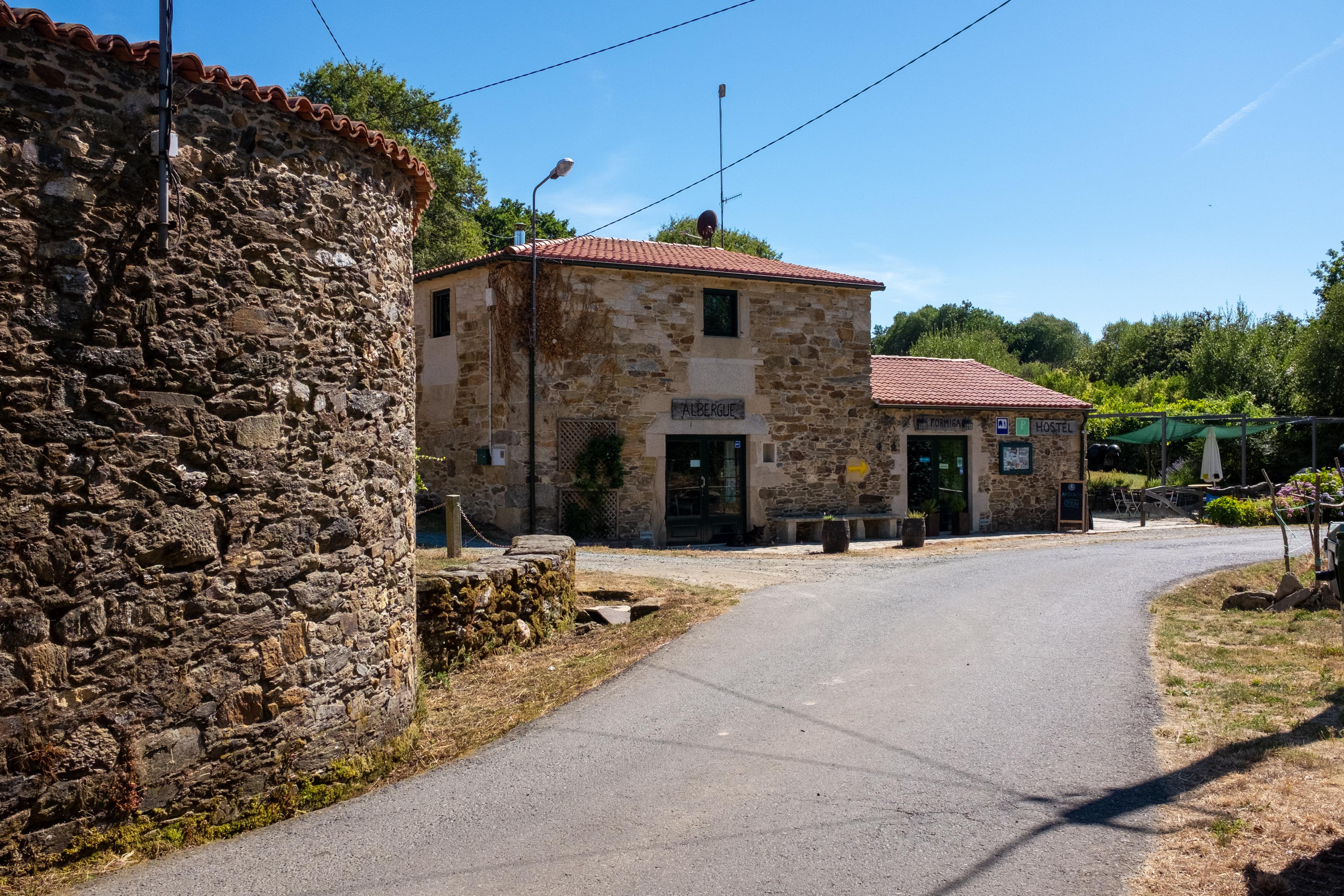 Scenic view of Portos on the Camino Francés