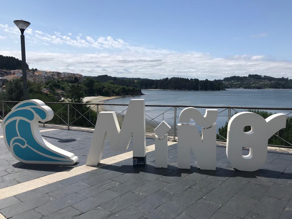 Scenic view of Miño on the Camino Inglés