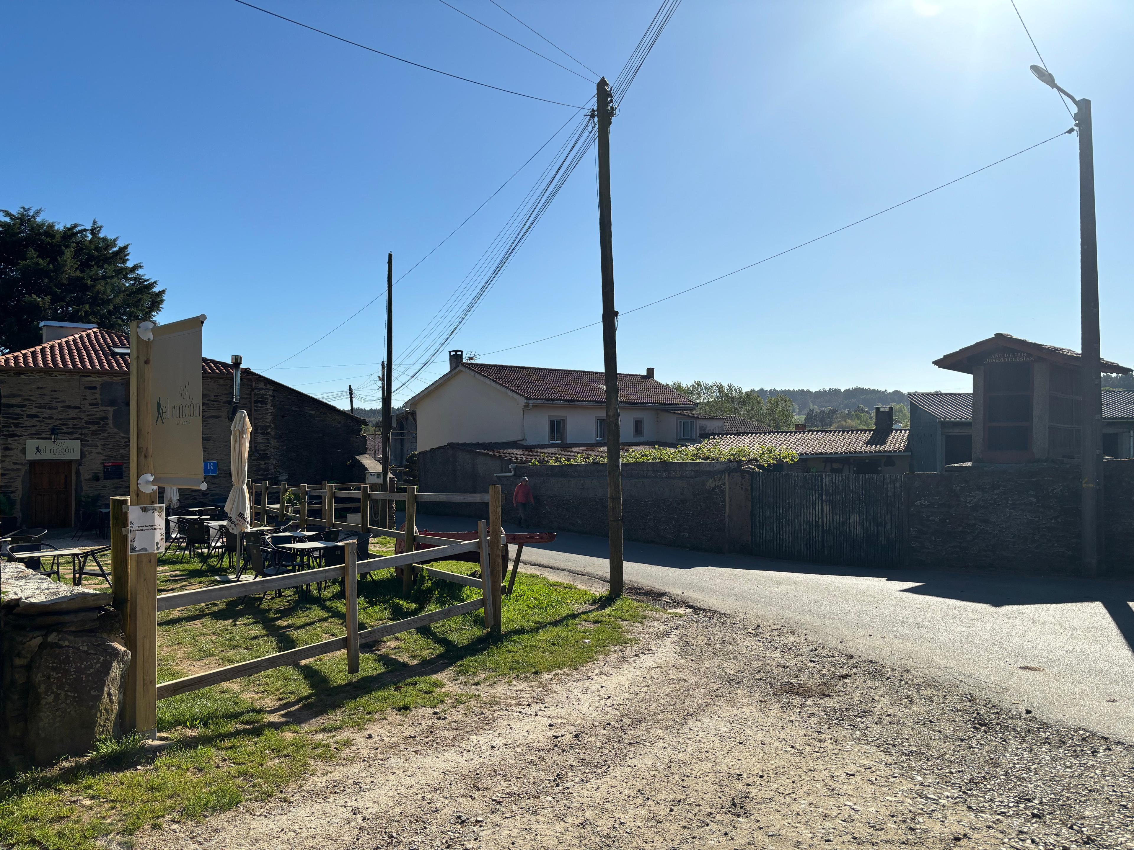 Scenic view of A Brea on the Camino Primitivo