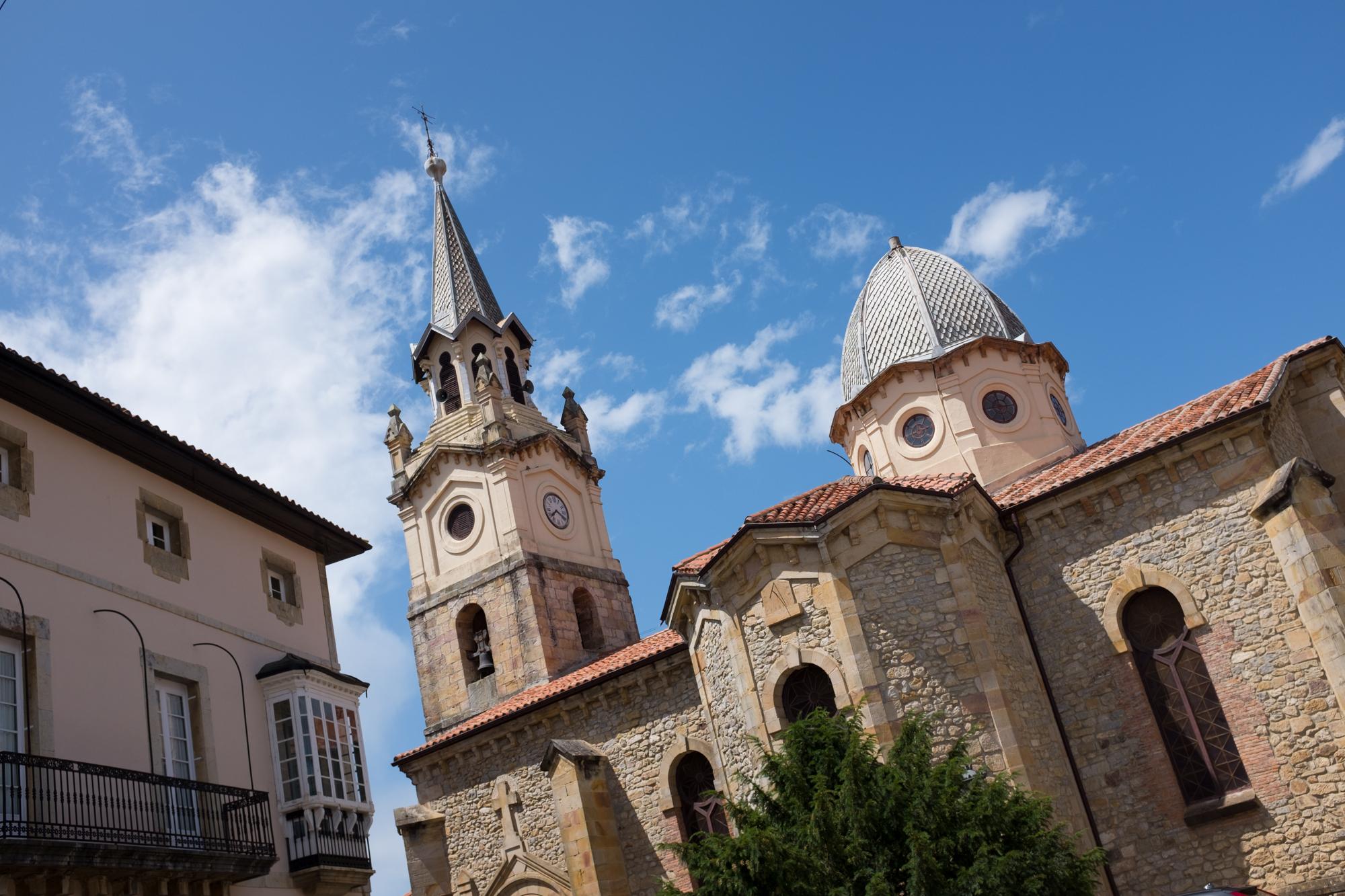 Scenic view of Barrio de La Iglesia (Ruiloba) on the Camino del Norte