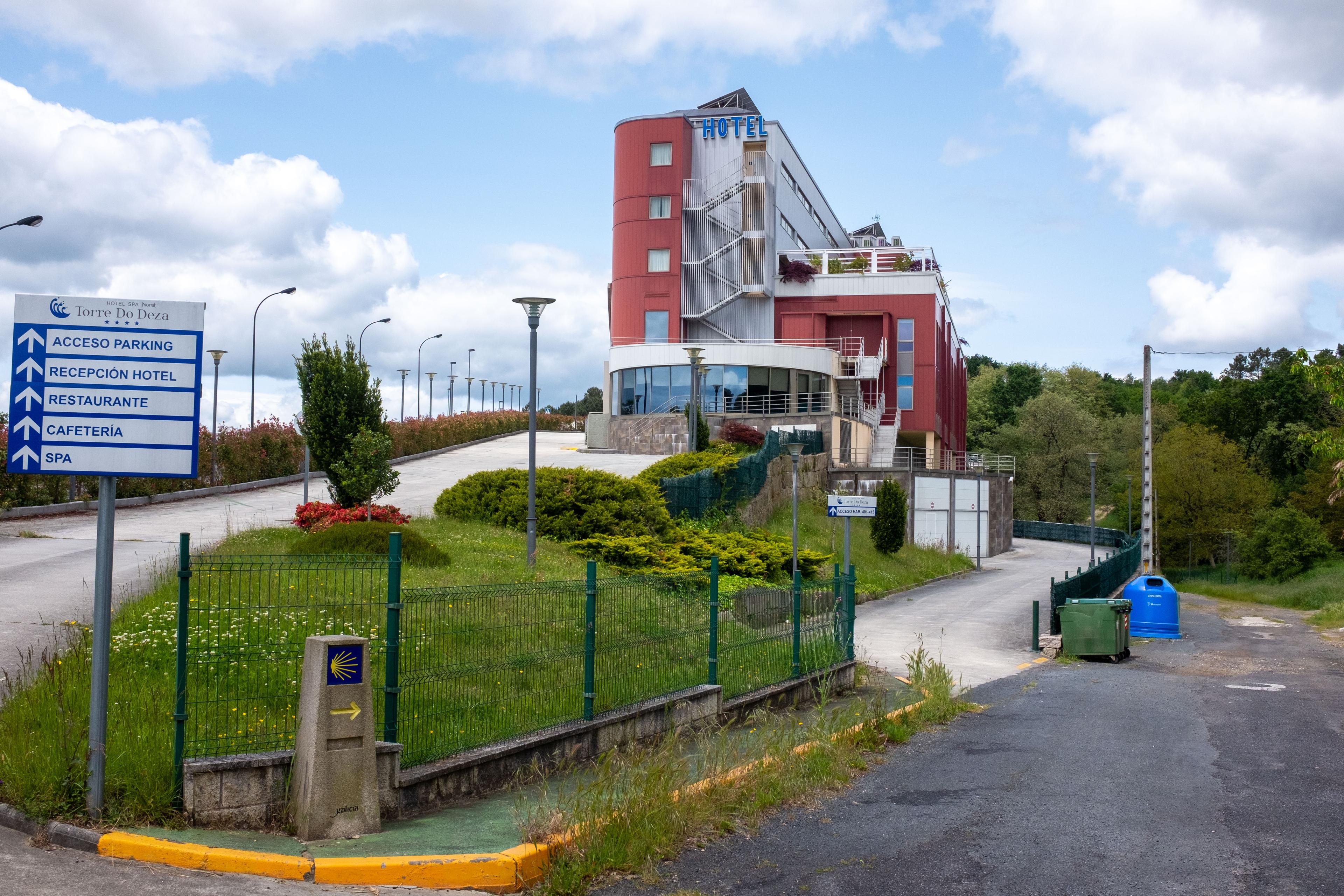 Scenic view of Bergazos on the Camino de Invierno