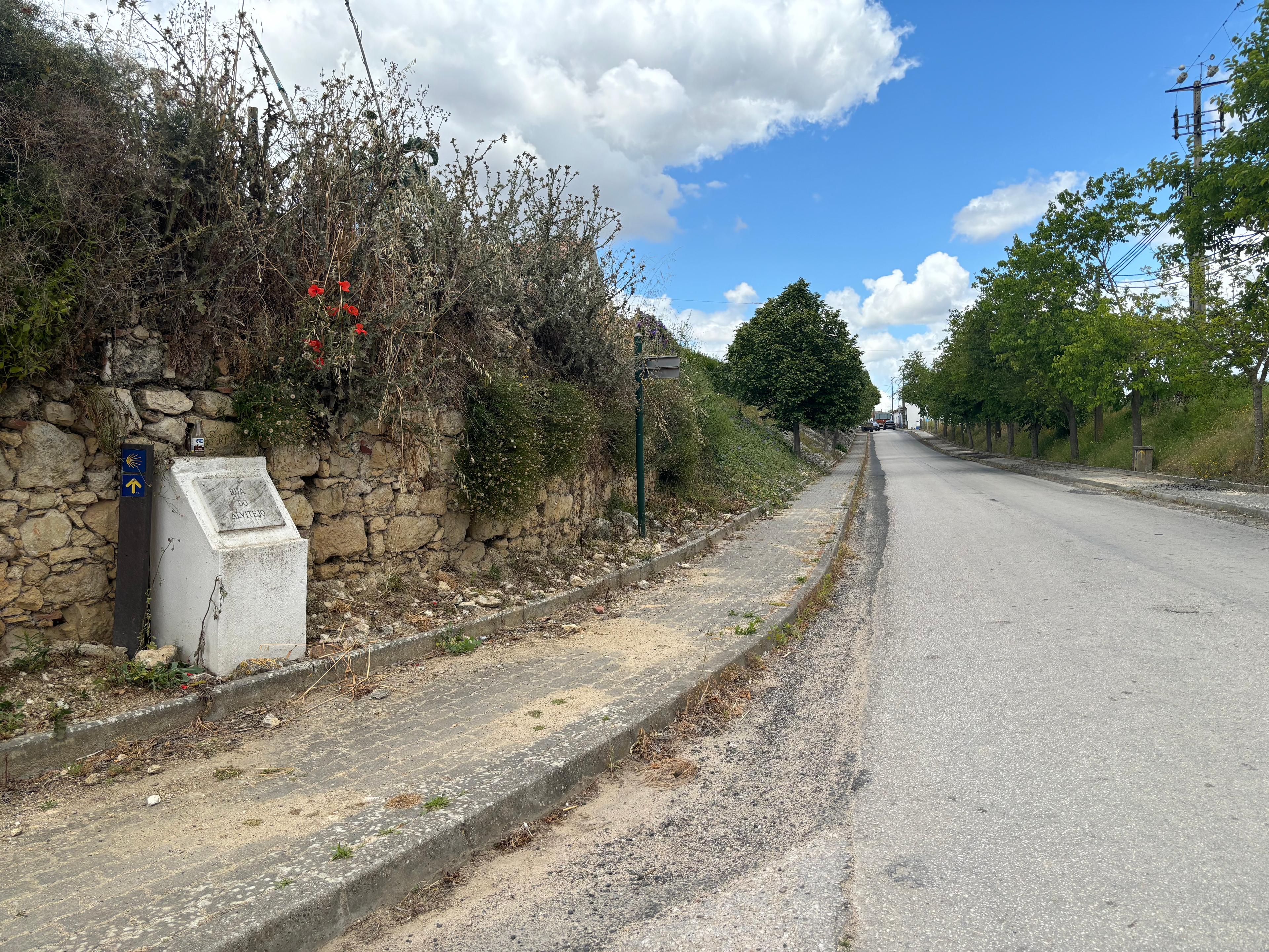 Scenic view of Vale de Figueira on the Camino Portugués
