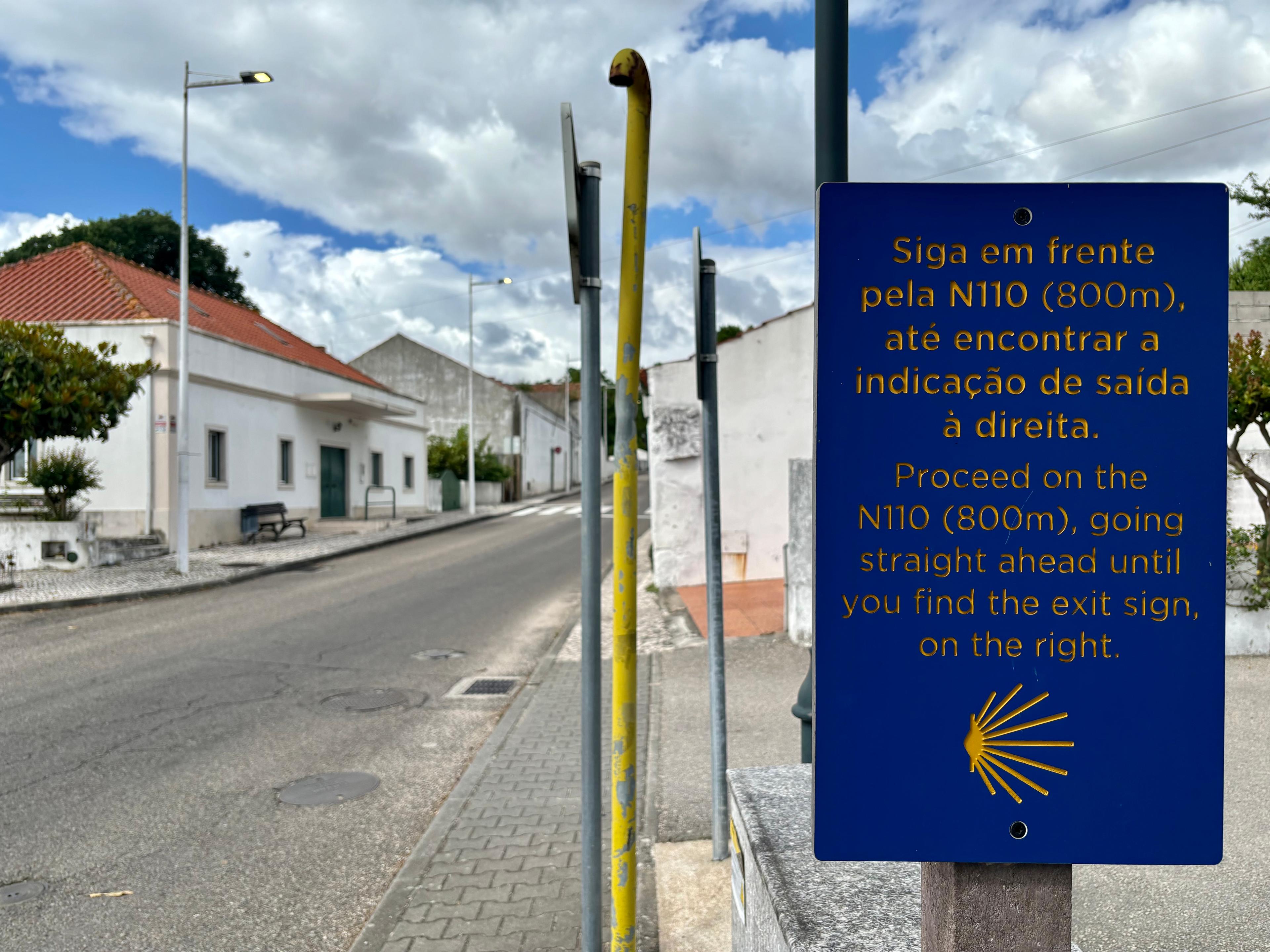 Scenic view of Atalaia on the Camino Portugués