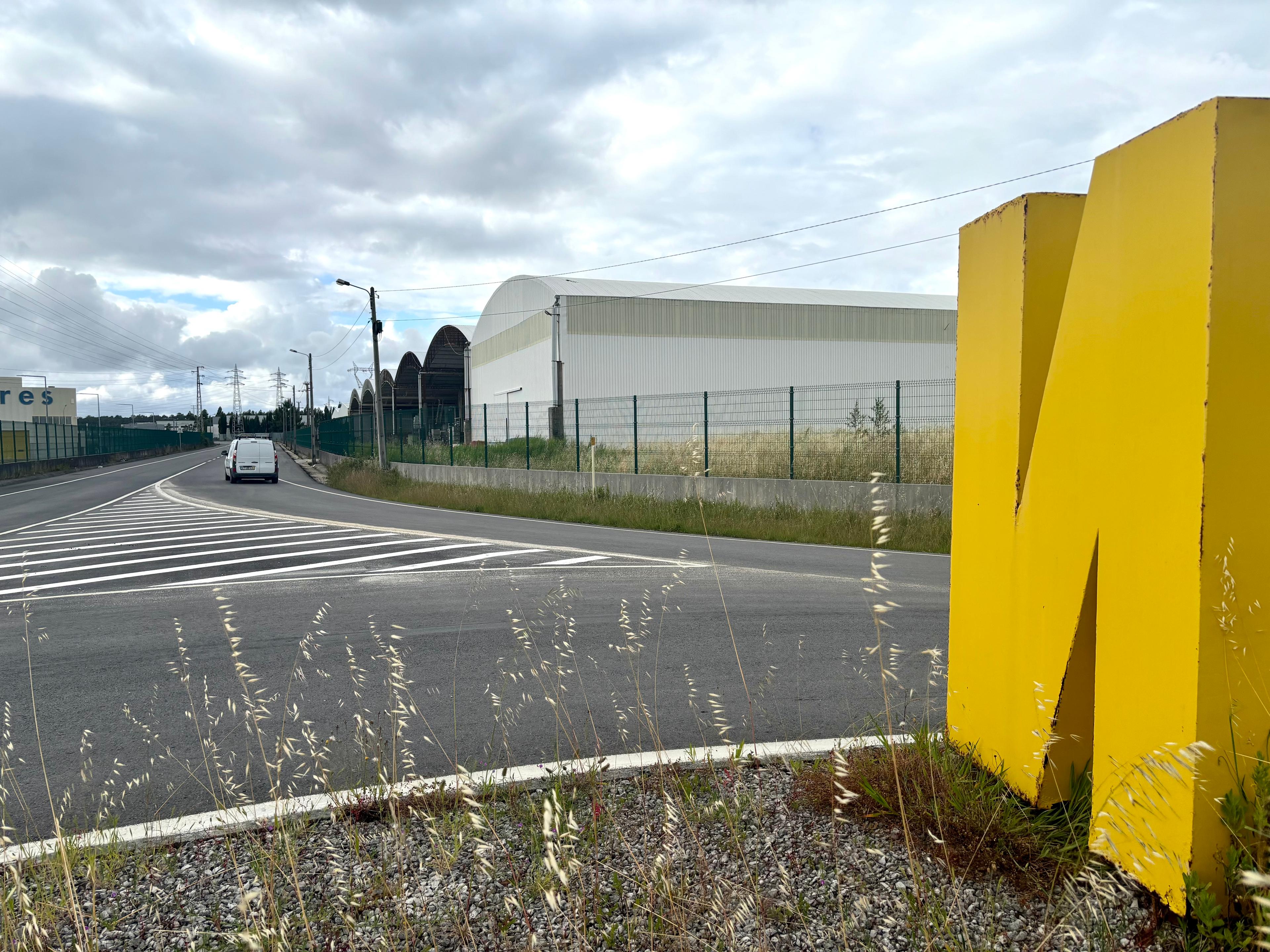 Scenic view of Barró Industrial Zone on the Camino Portugués