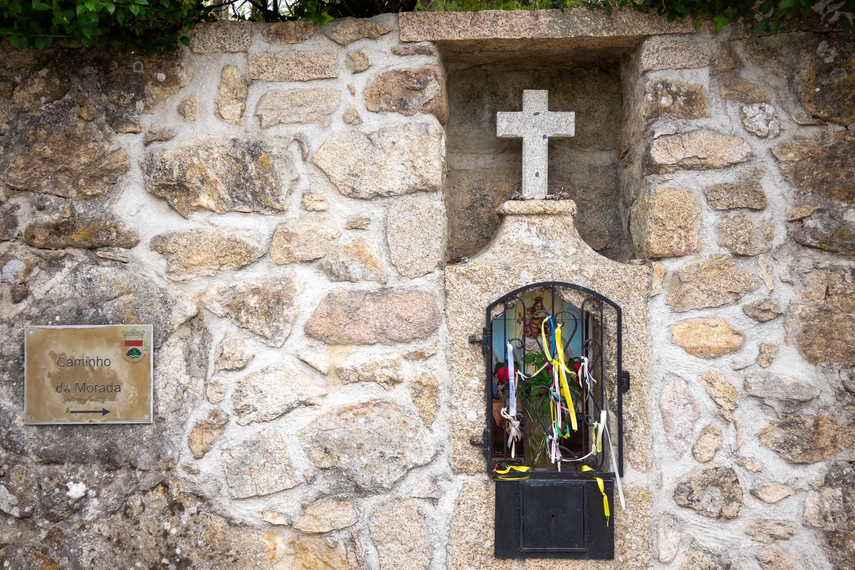 Scenic view of Pecene on the Camino Portugués