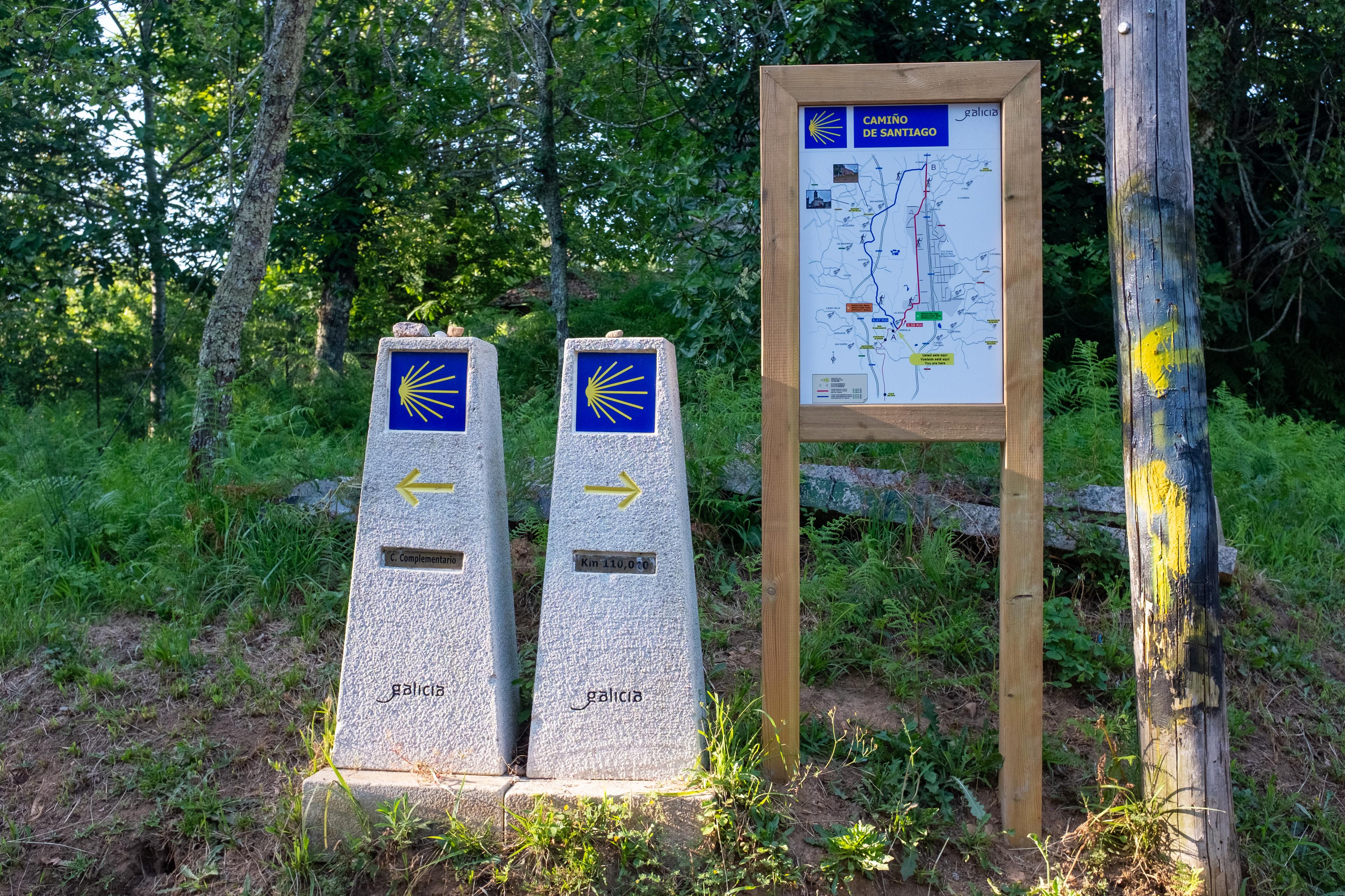 Scenic view of Orbenlle on the Camino Portugués