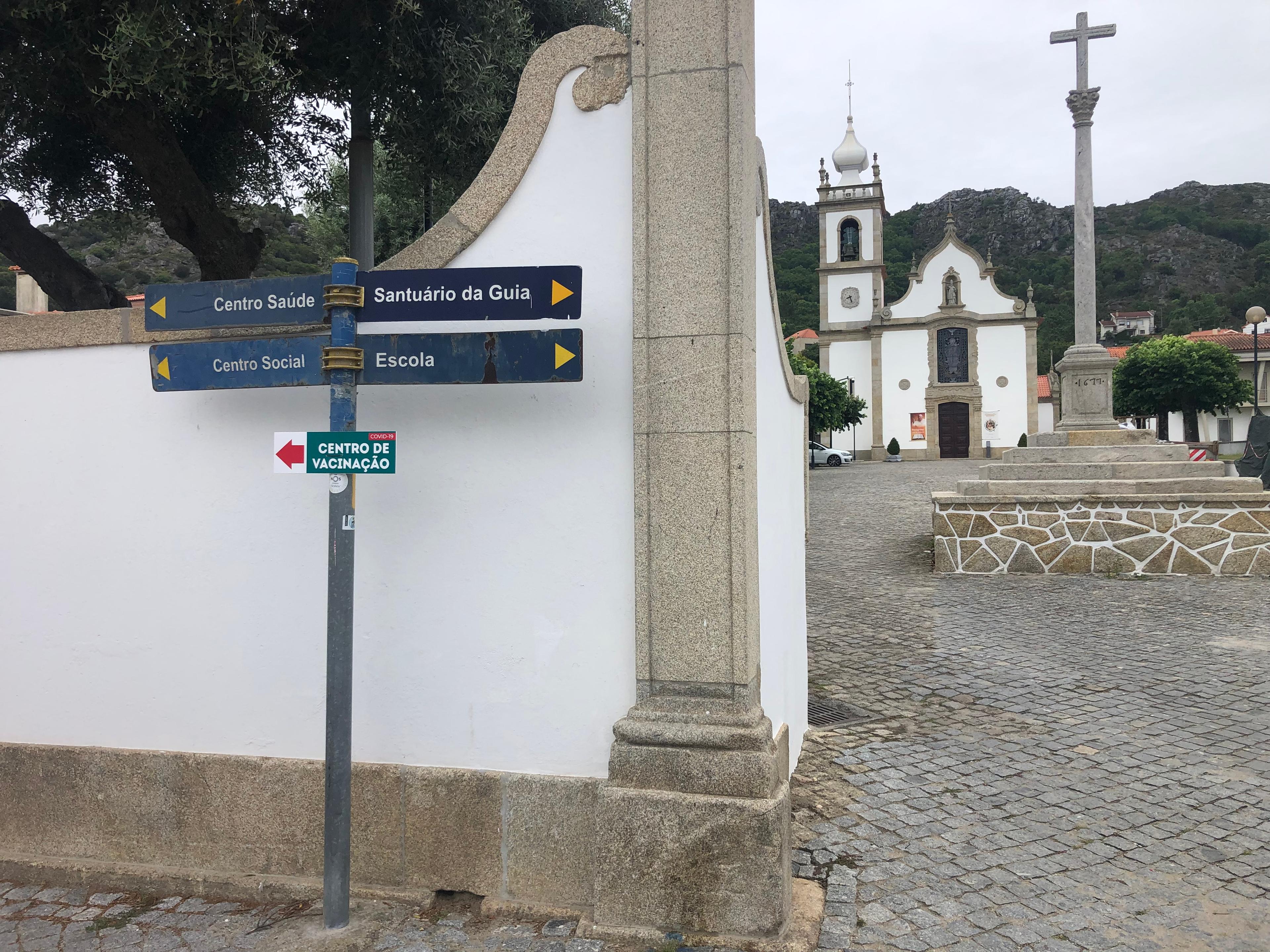Scenic view of Belinho on the Camino Portugués