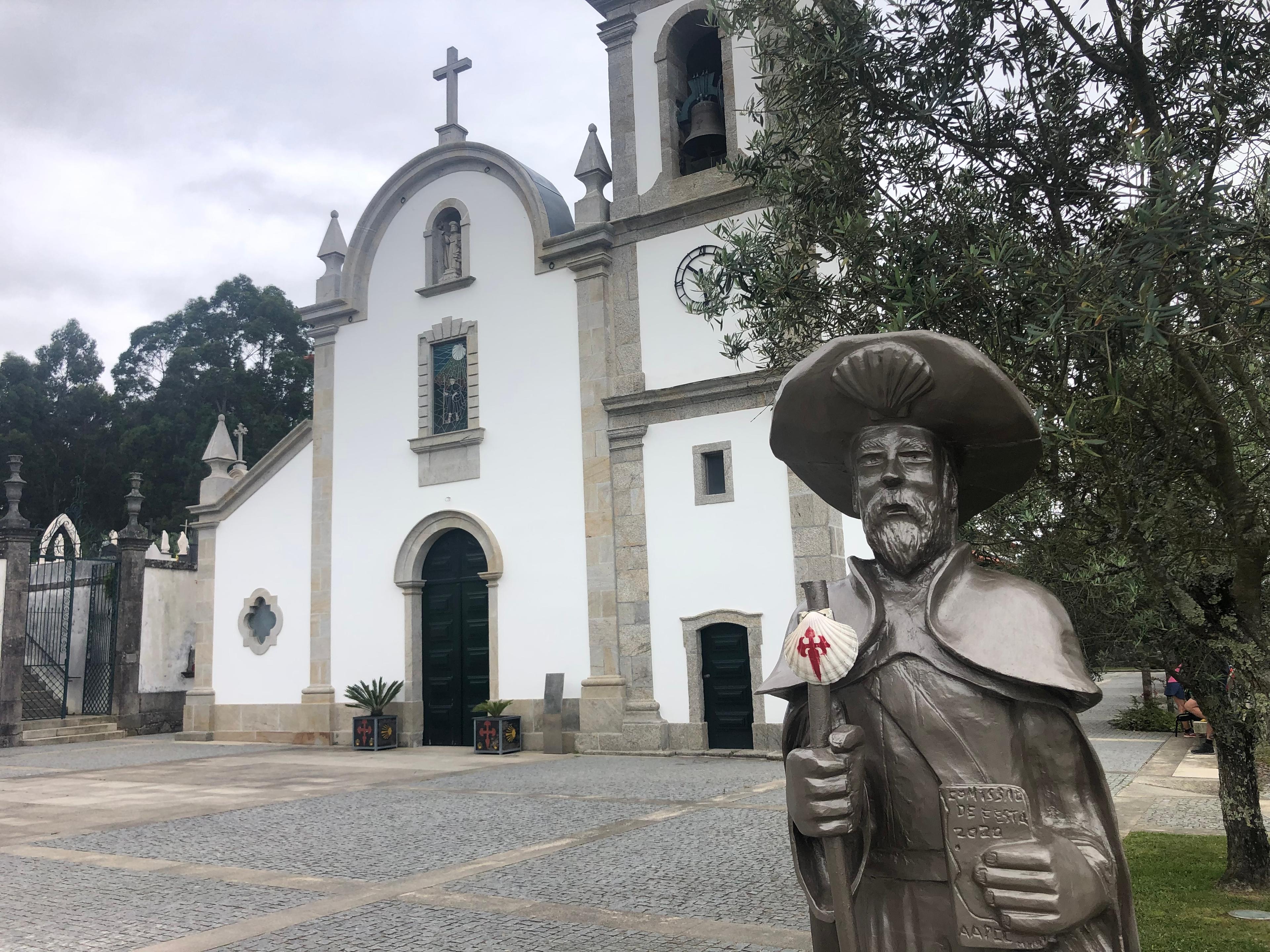 Scenic view of Castelo do Neiva on the Camino Portugués