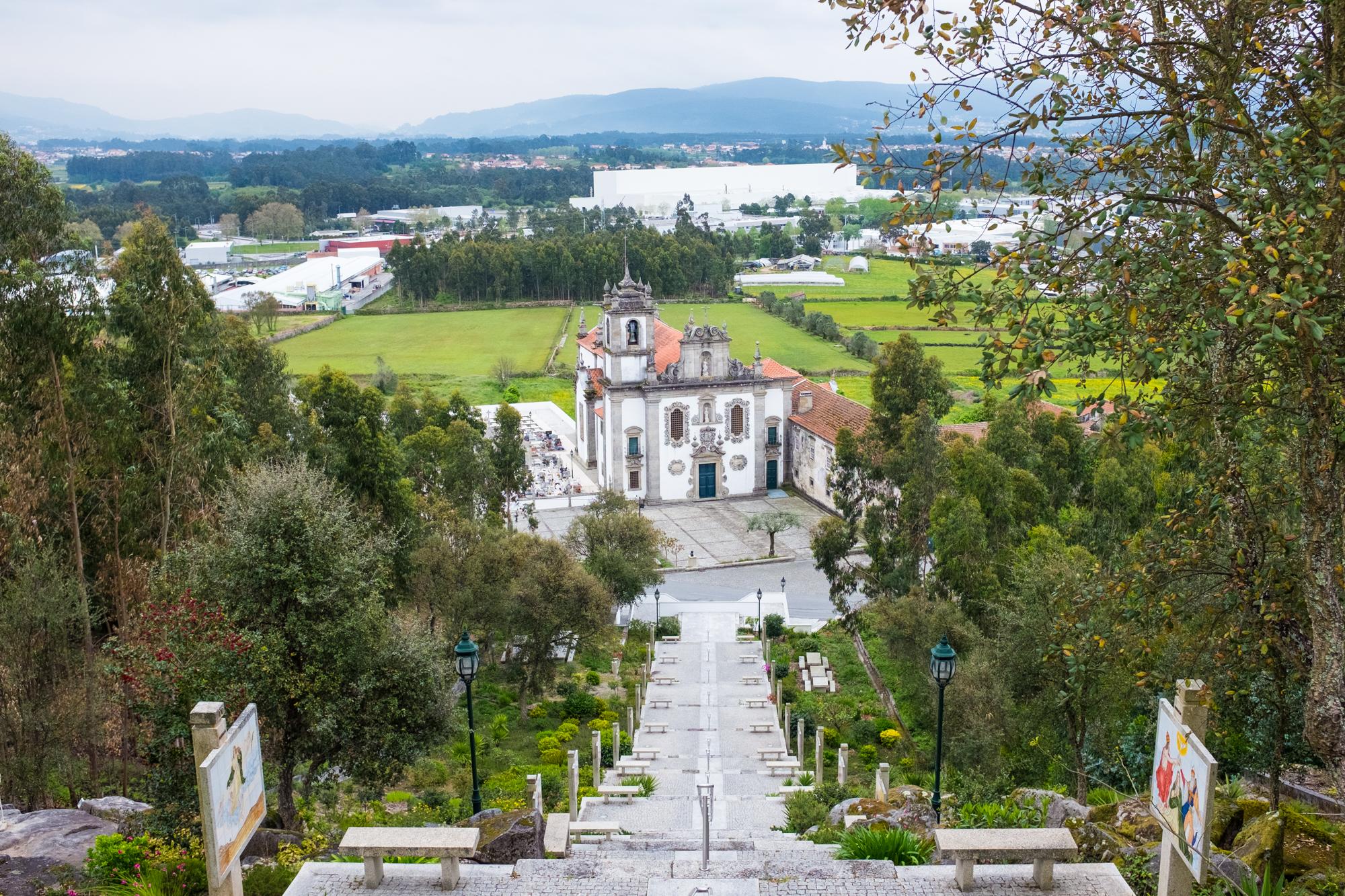 Scenic view of Mosteiro de São Romão de Neiva on the Camino Portugués