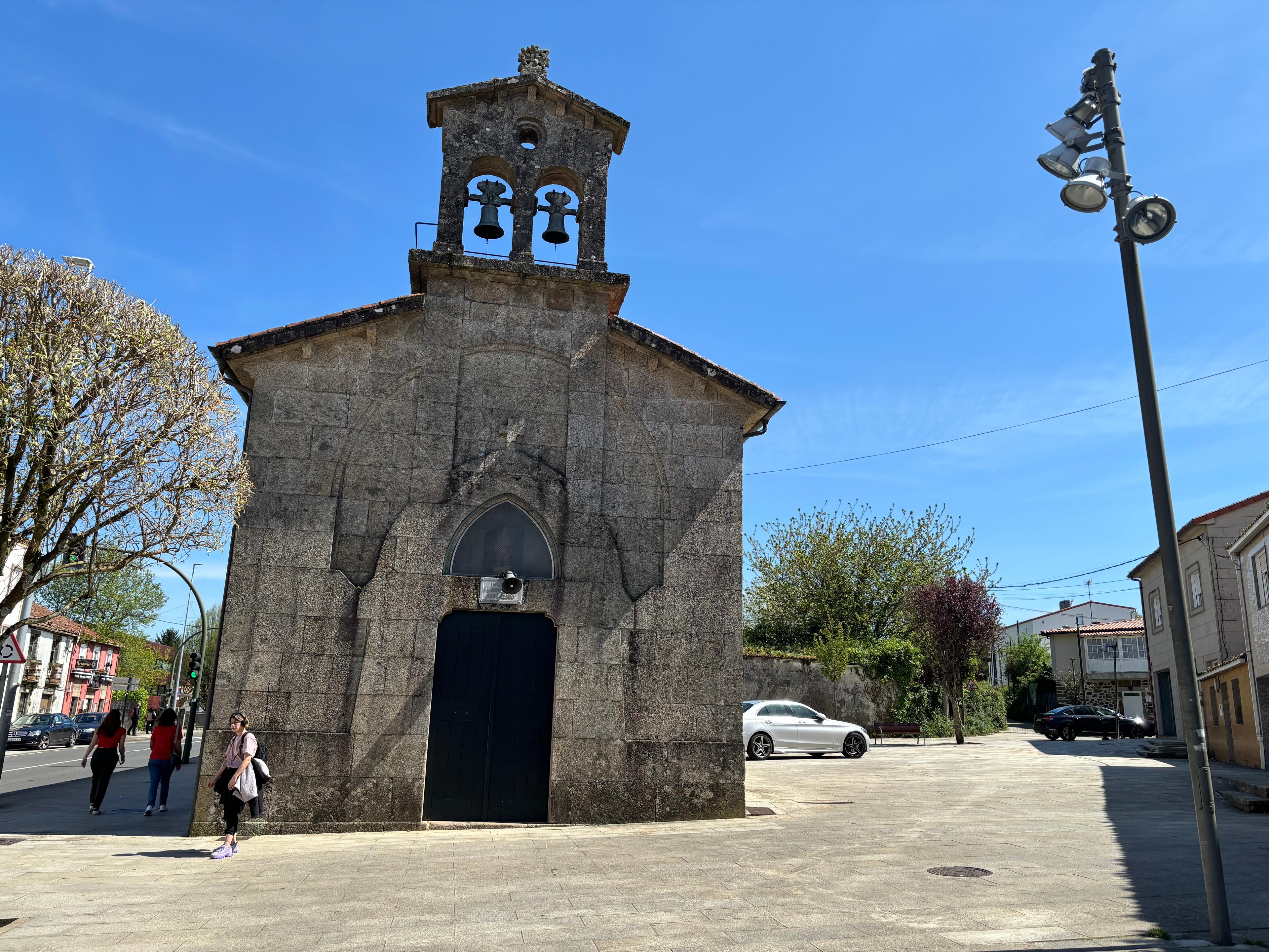 Scenic view of Barrio San Lázaro on the Camino del Norte