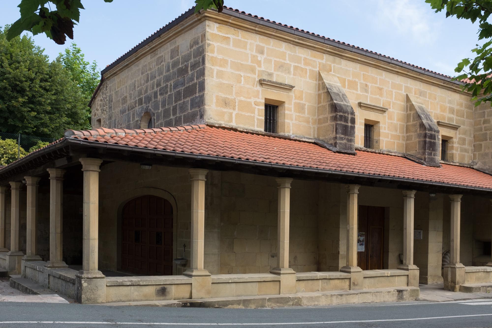Scenic view of Santuario de Guadalupe on the Camino del Norte