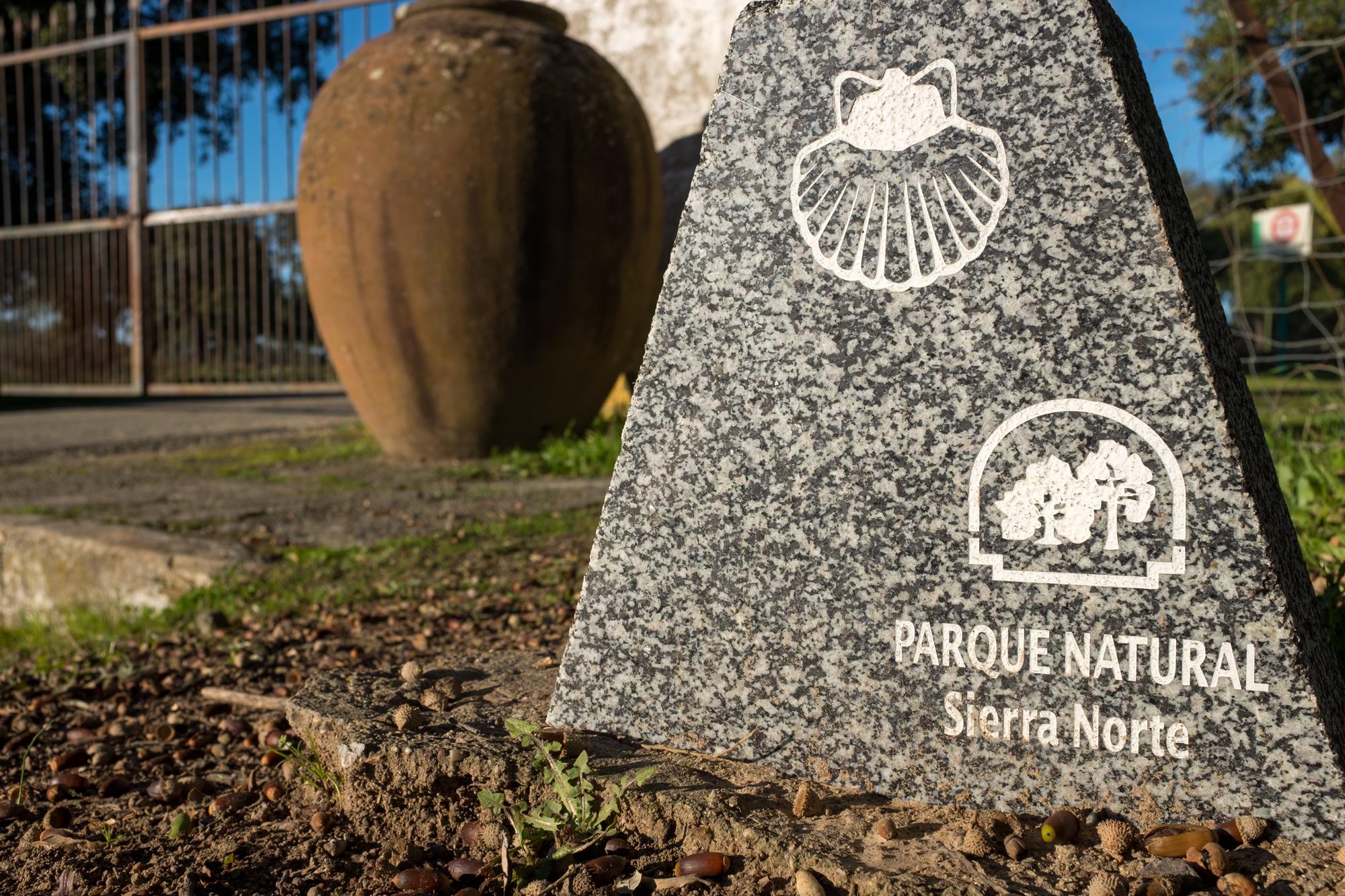 Scenic view of Entrance to Finca El Berrocal on the Vía de la Plata
