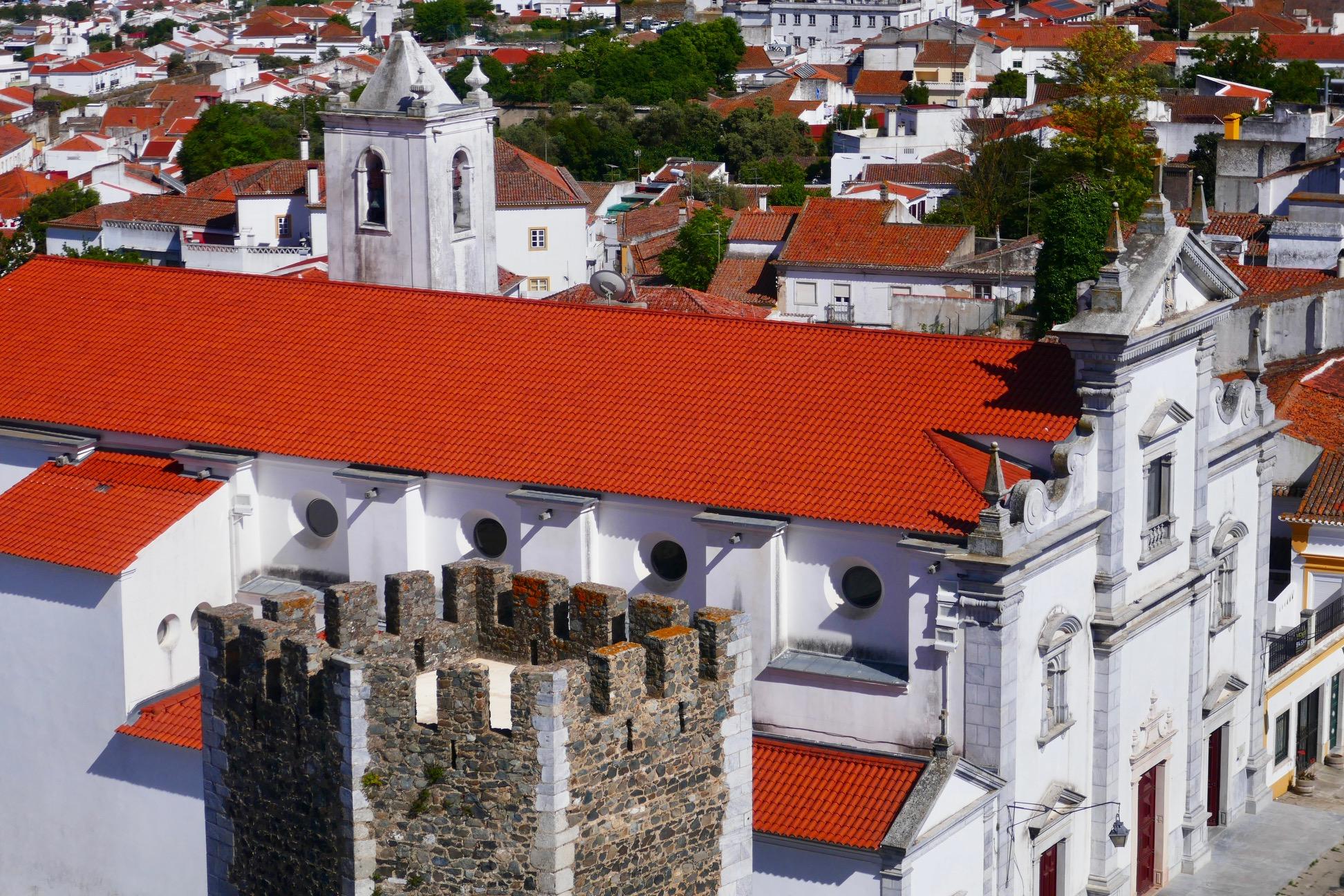 Scenic view of Beja on the Caminho Nascente