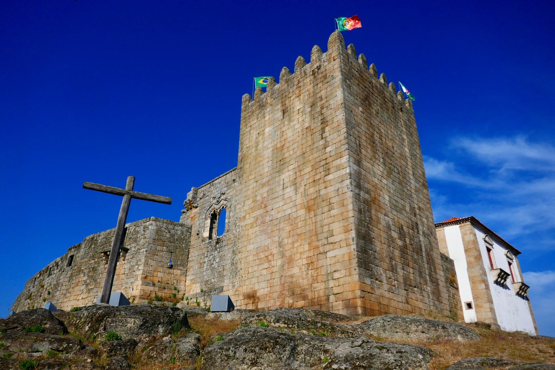 Scenic view of Belmonte on the Caminho Nascente