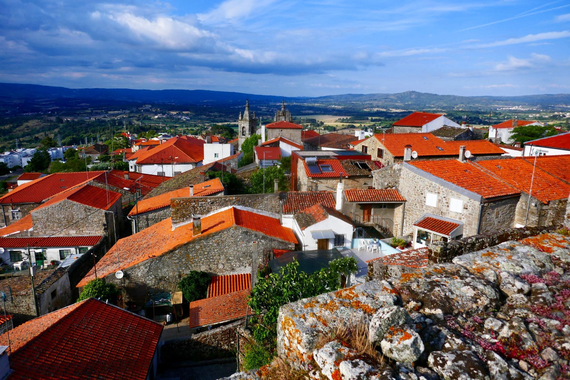 Scenic view of Celorico da Beira on the Caminho Nascente
