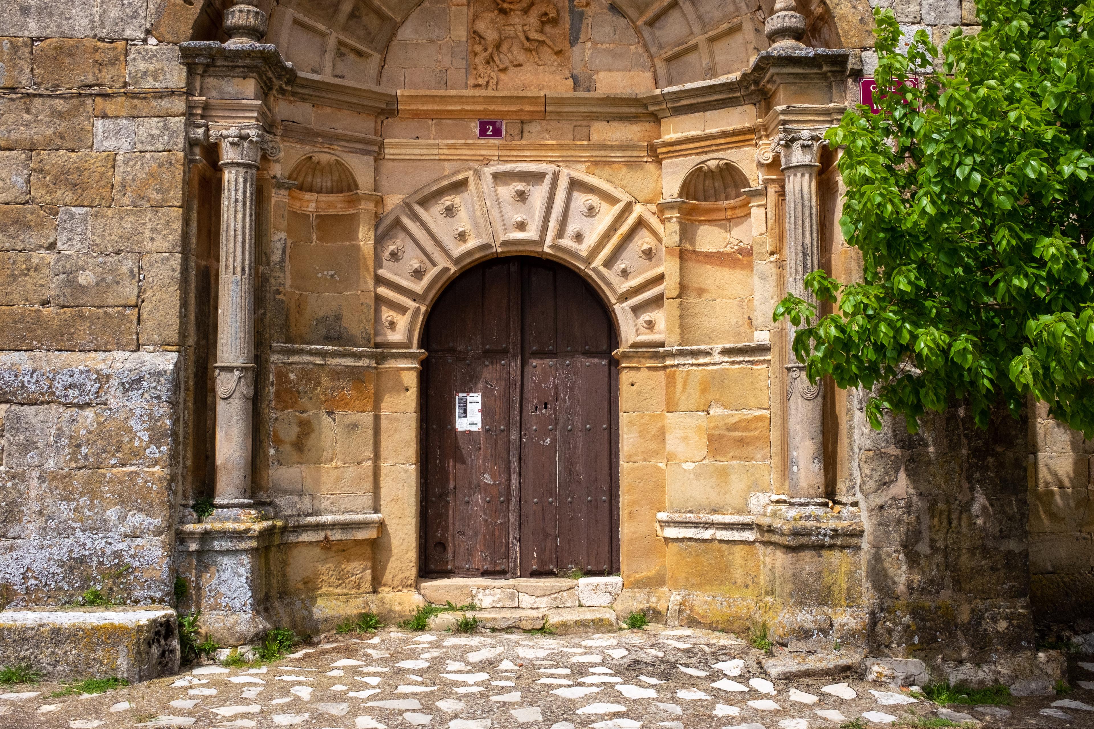 Scenic view of Cubillejo de Lara on the San Olav