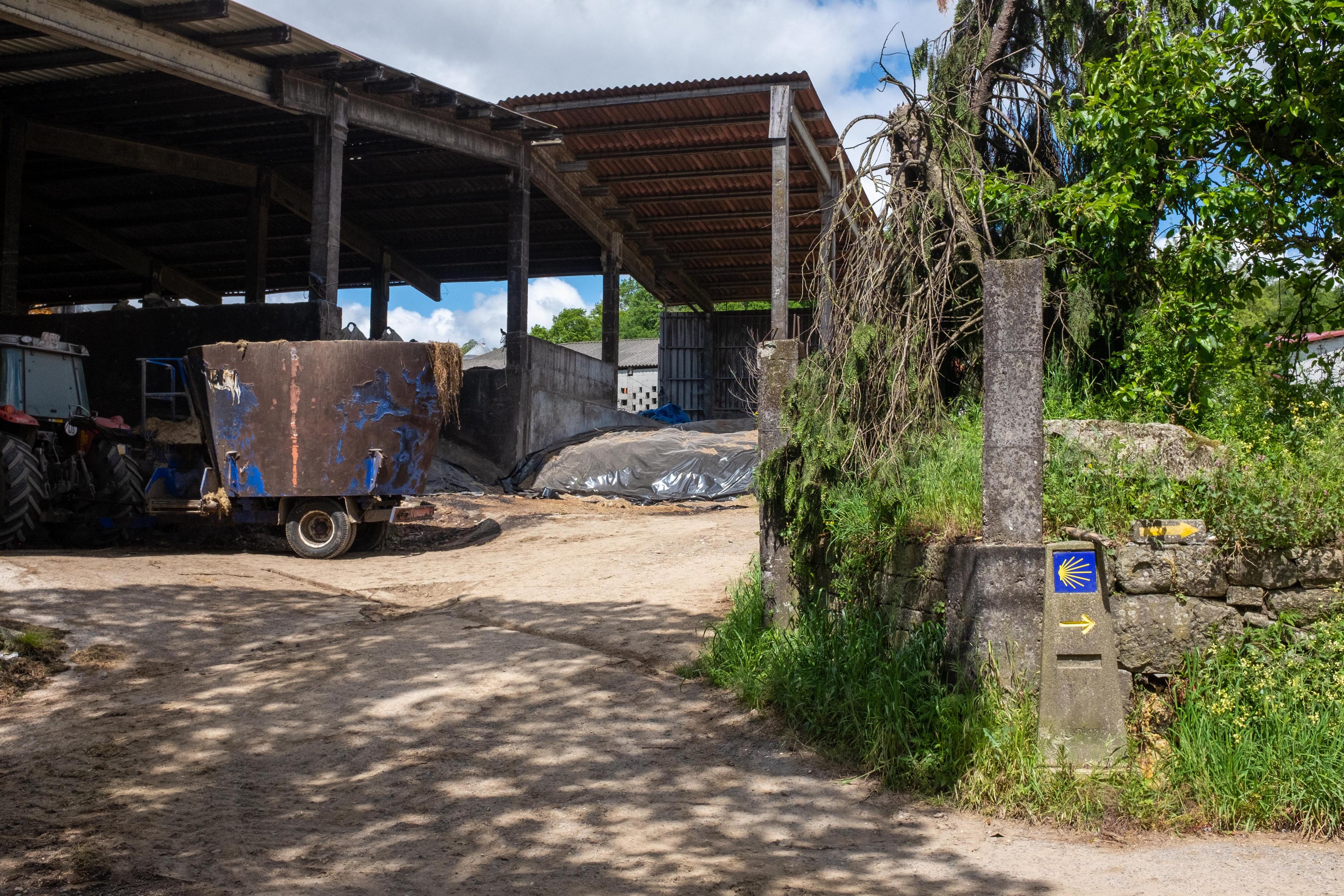 Scenic view of A Ermida on the Camino Francés