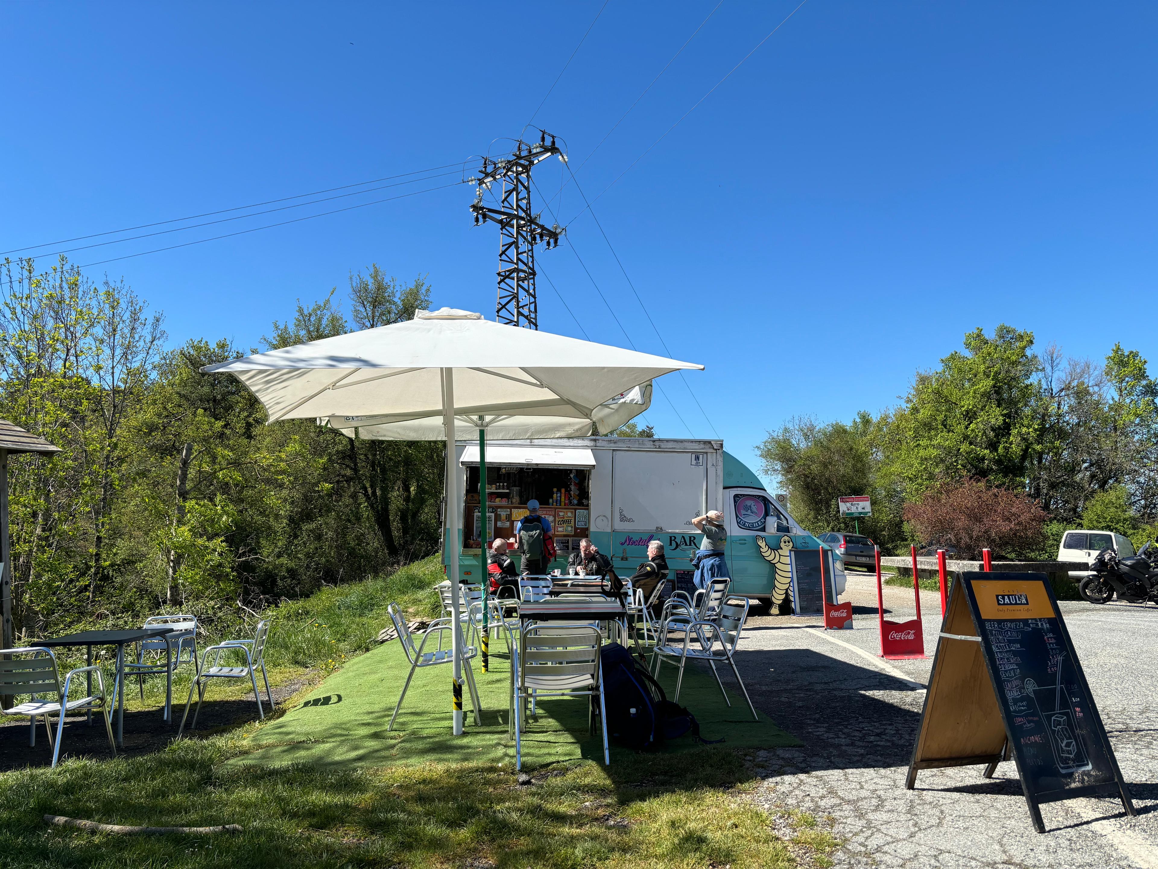 Scenic view of Alto de Erro on the Camino de Invierno