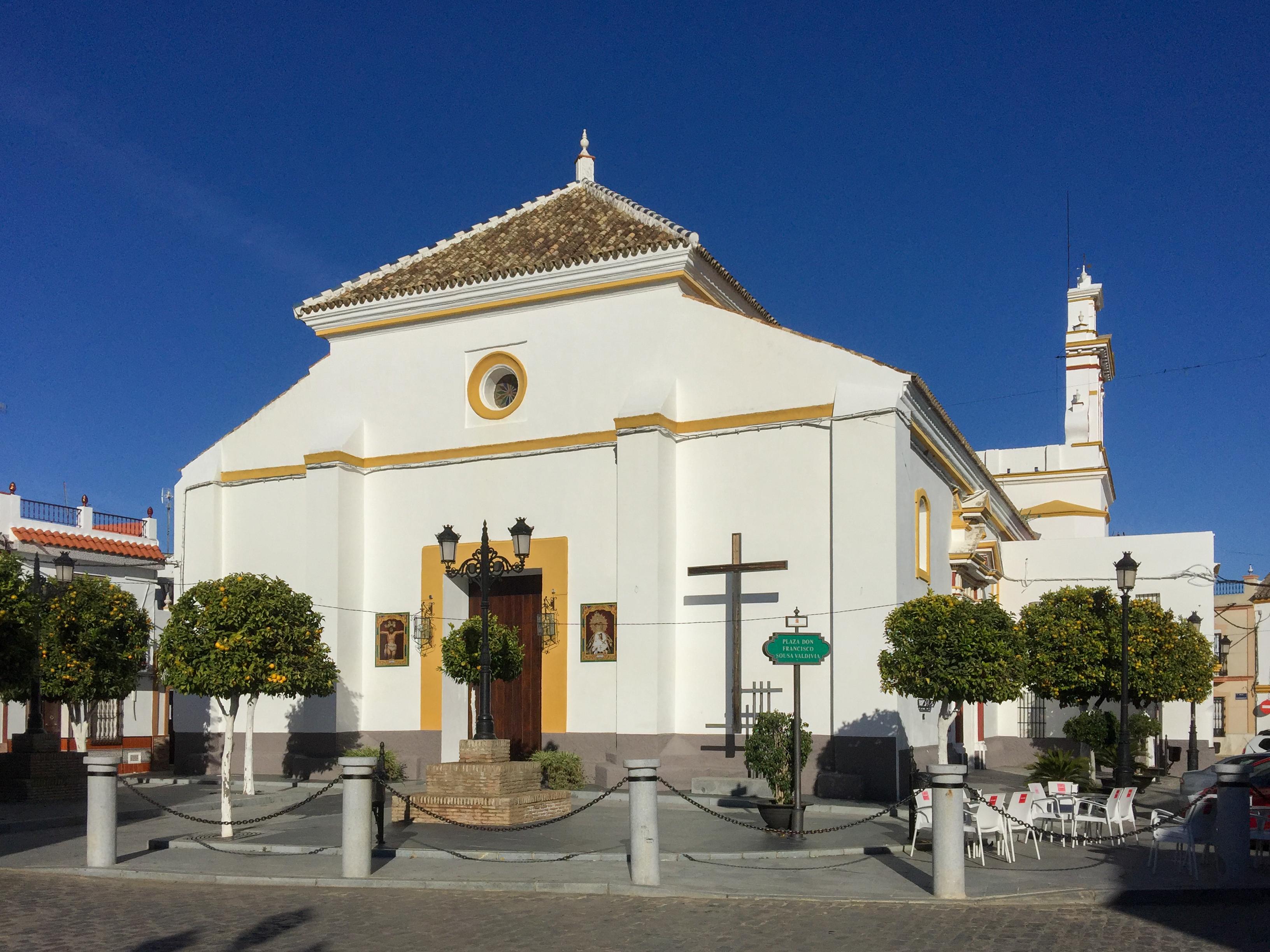 Scenic view of Guillena on the Vía de la Plata