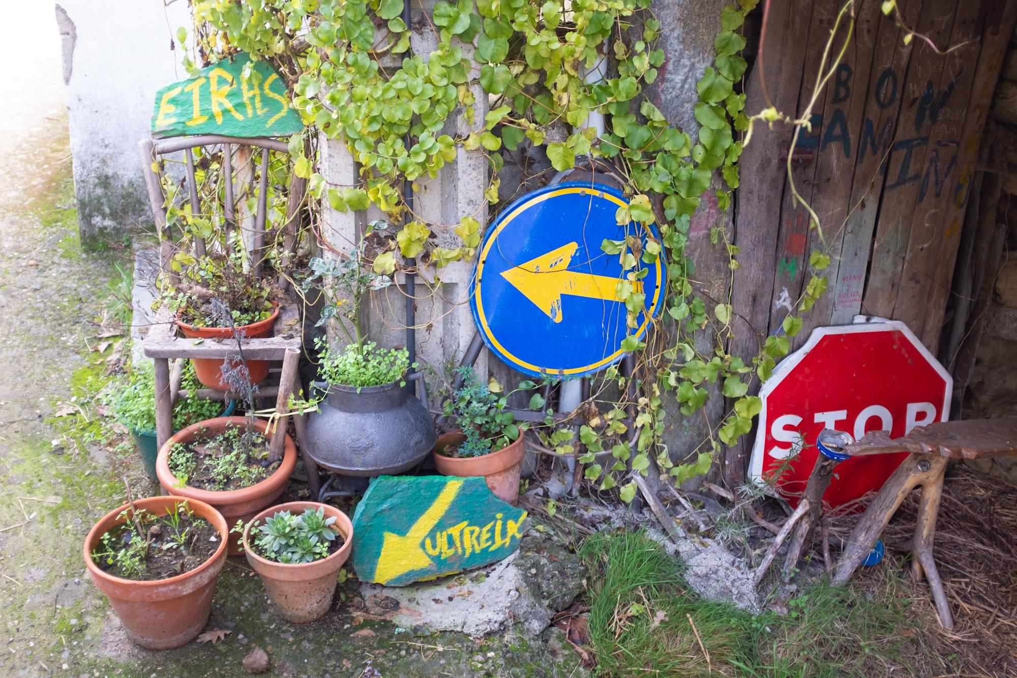 Scenic view of As Eiras on the Vía de la Plata