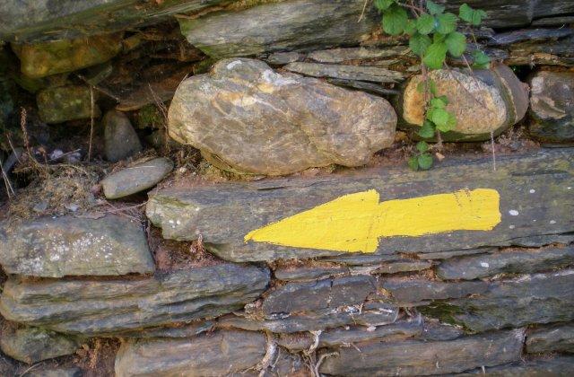 Scenic view of Barxa do Lor / Ponte on the Camino Francés
