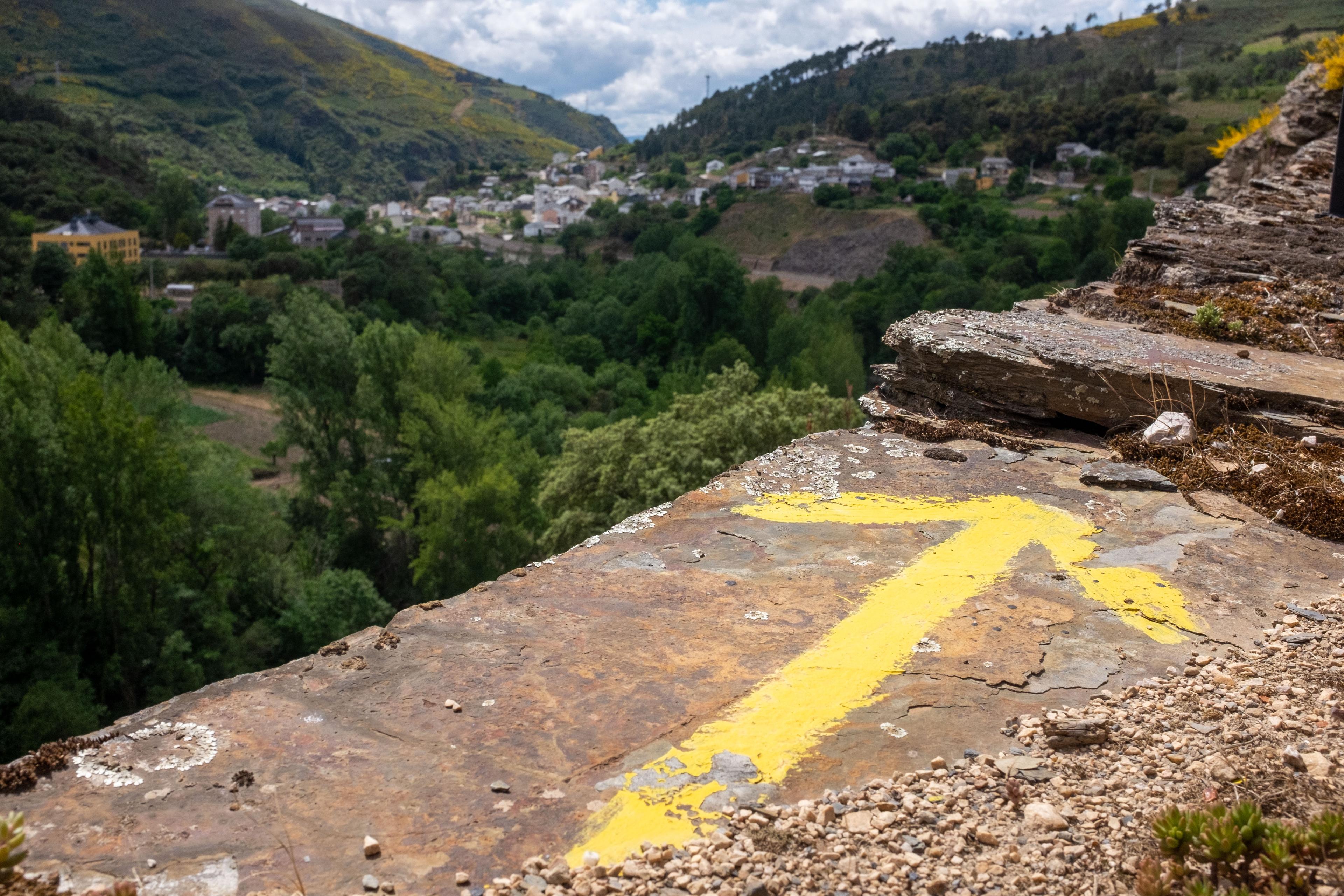 Scenic view of Sobradelo on the Camino Francés