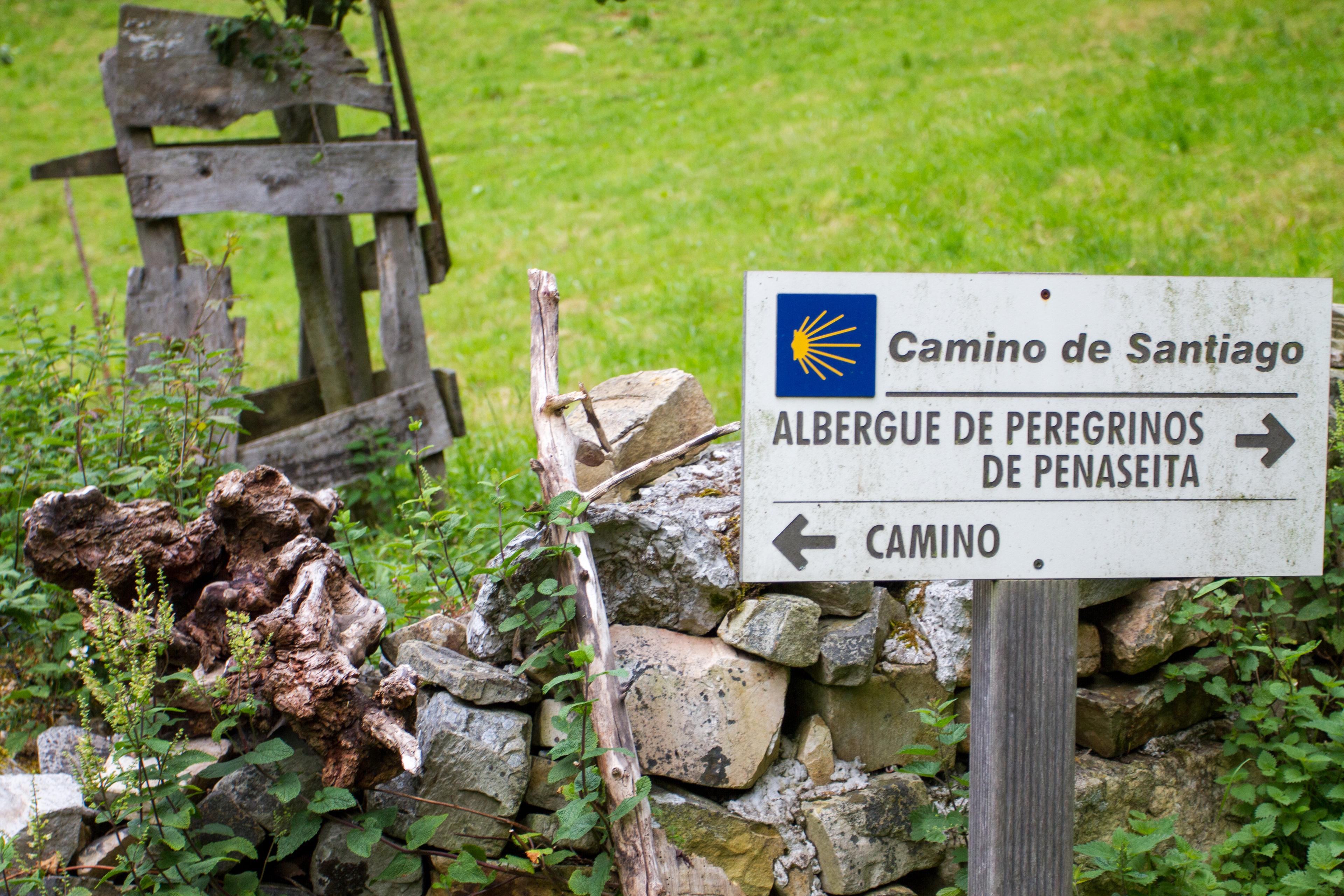 Scenic view of Peñasieta on the Camino del Norte