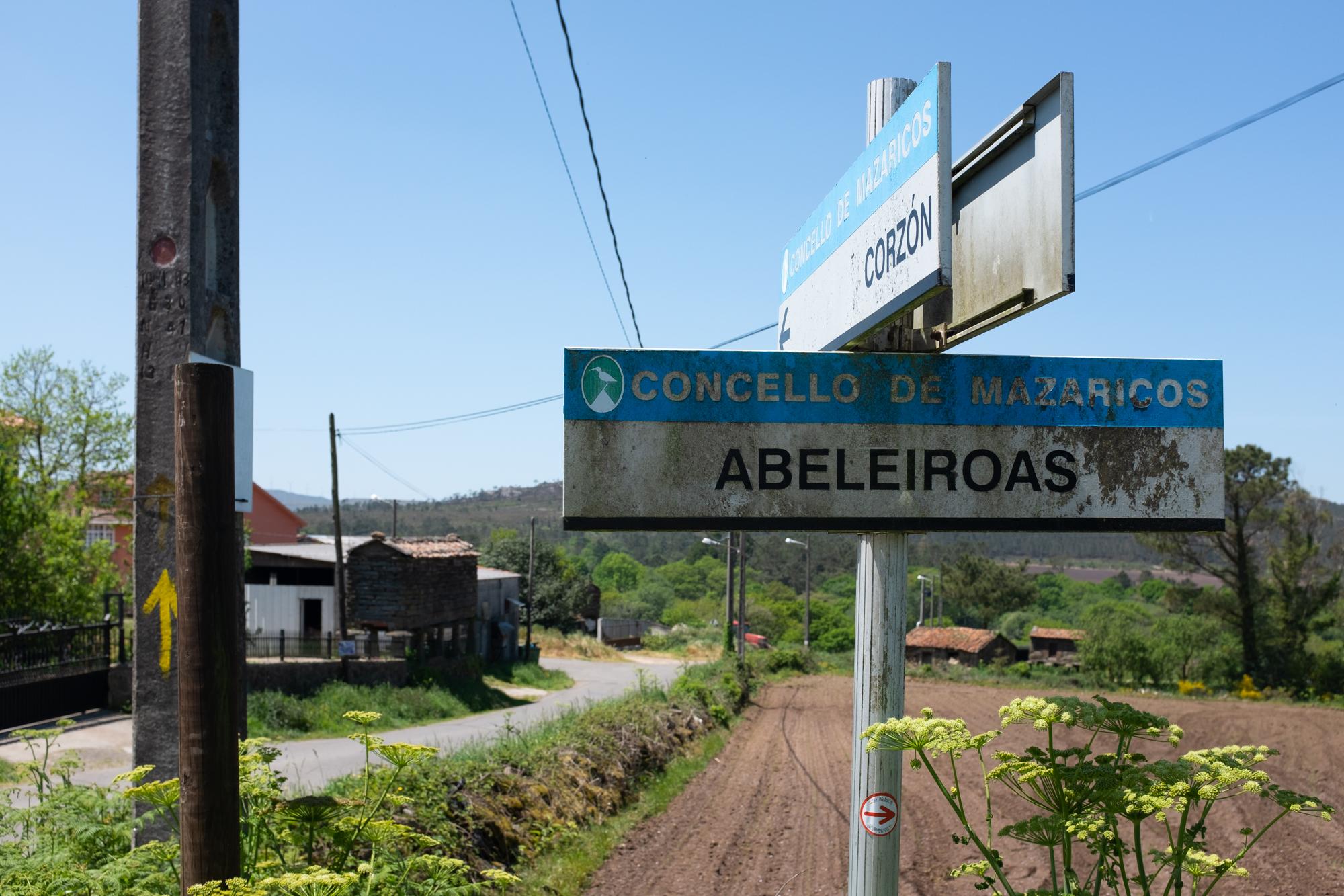 Scenic view of As Abeleiroas on the Camino to Finisterre and Muxía