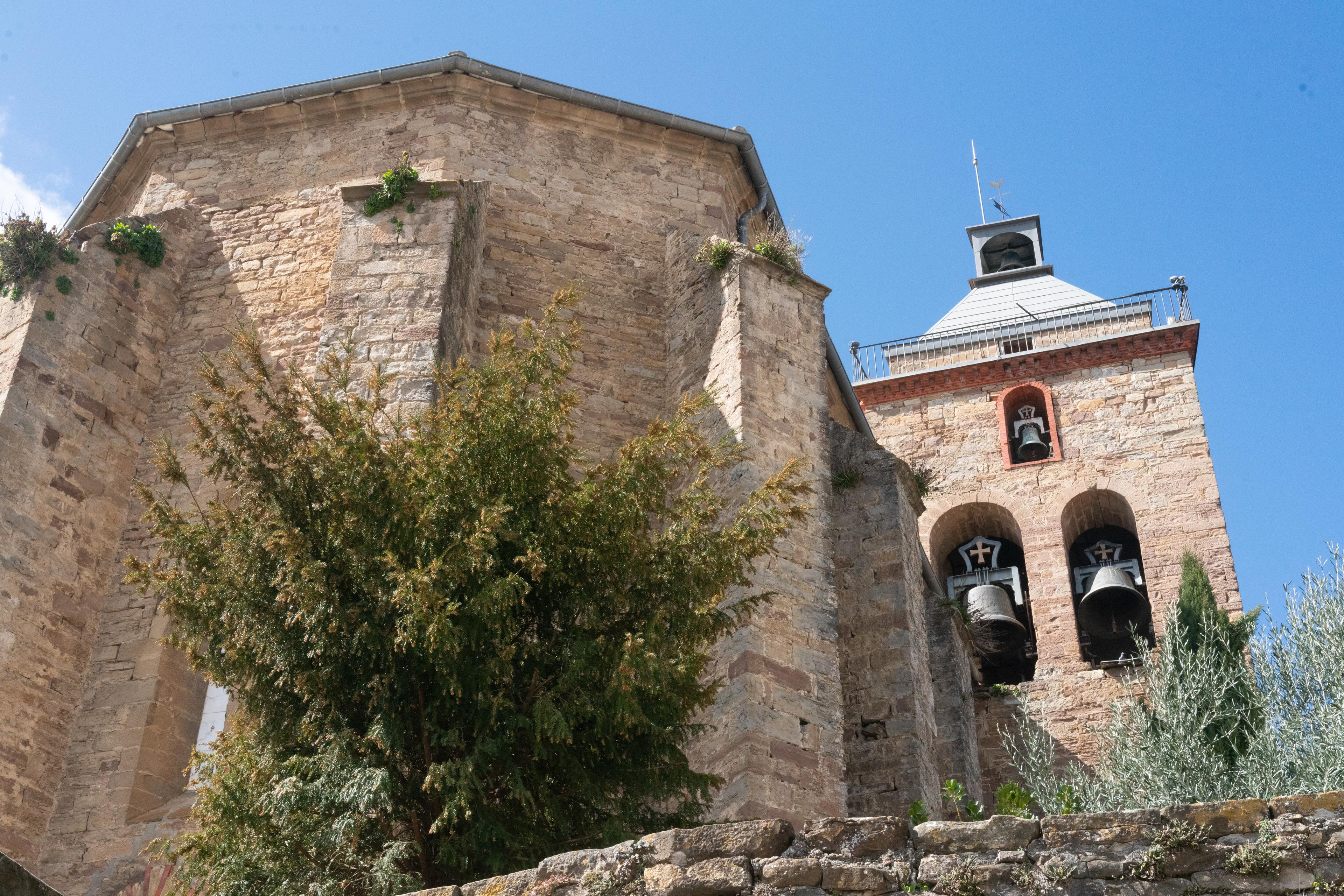 Scenic view of Monreal on the Camino Francés
