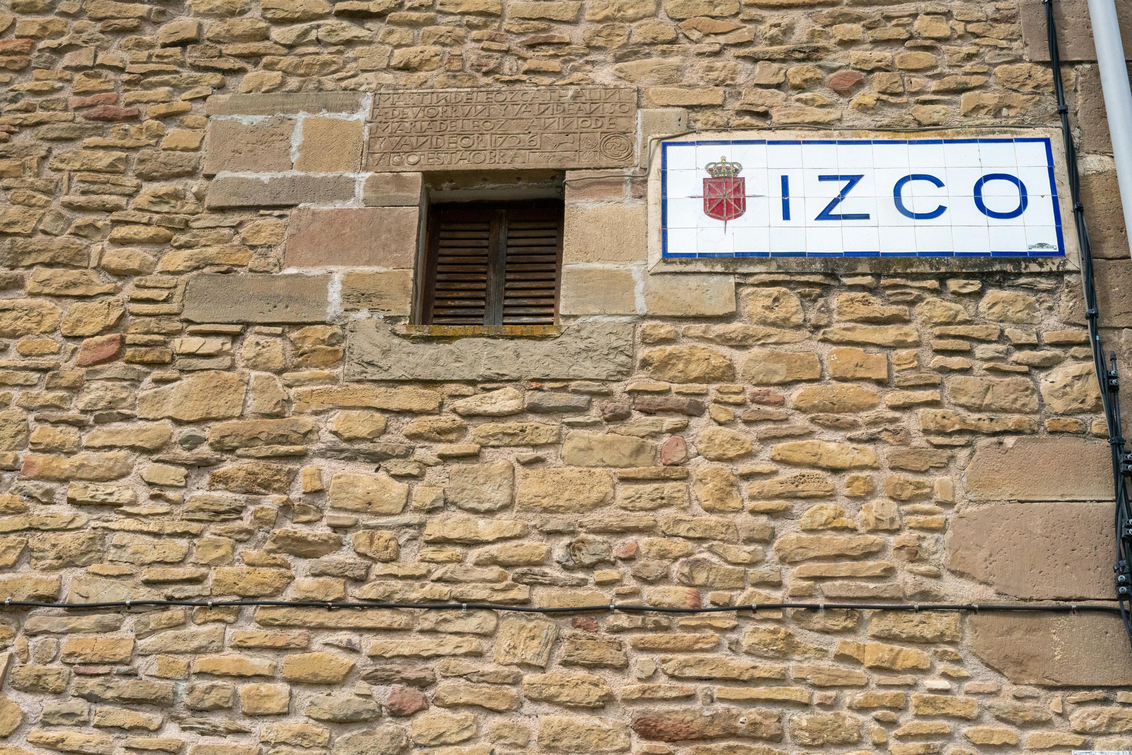 Scenic view of Izco on the Camino Francés