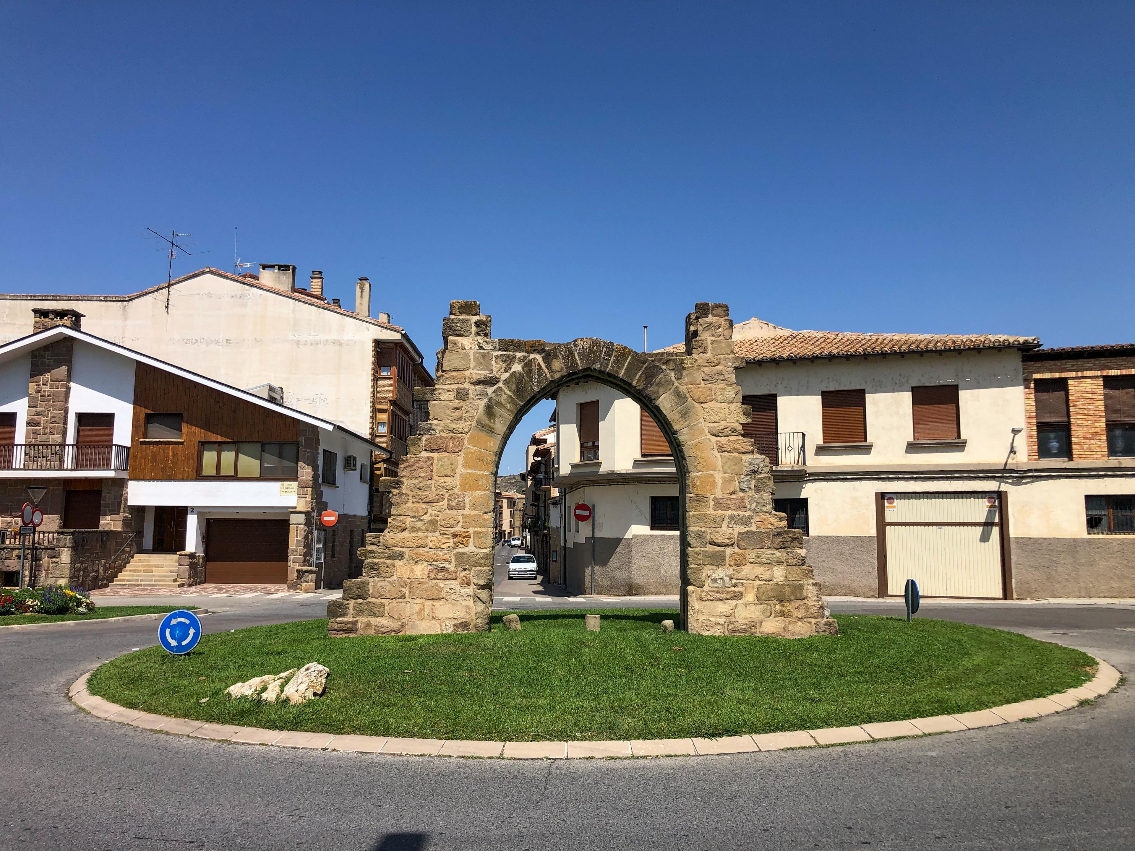 Scenic view of Sangüesa on the Camino Aragonés