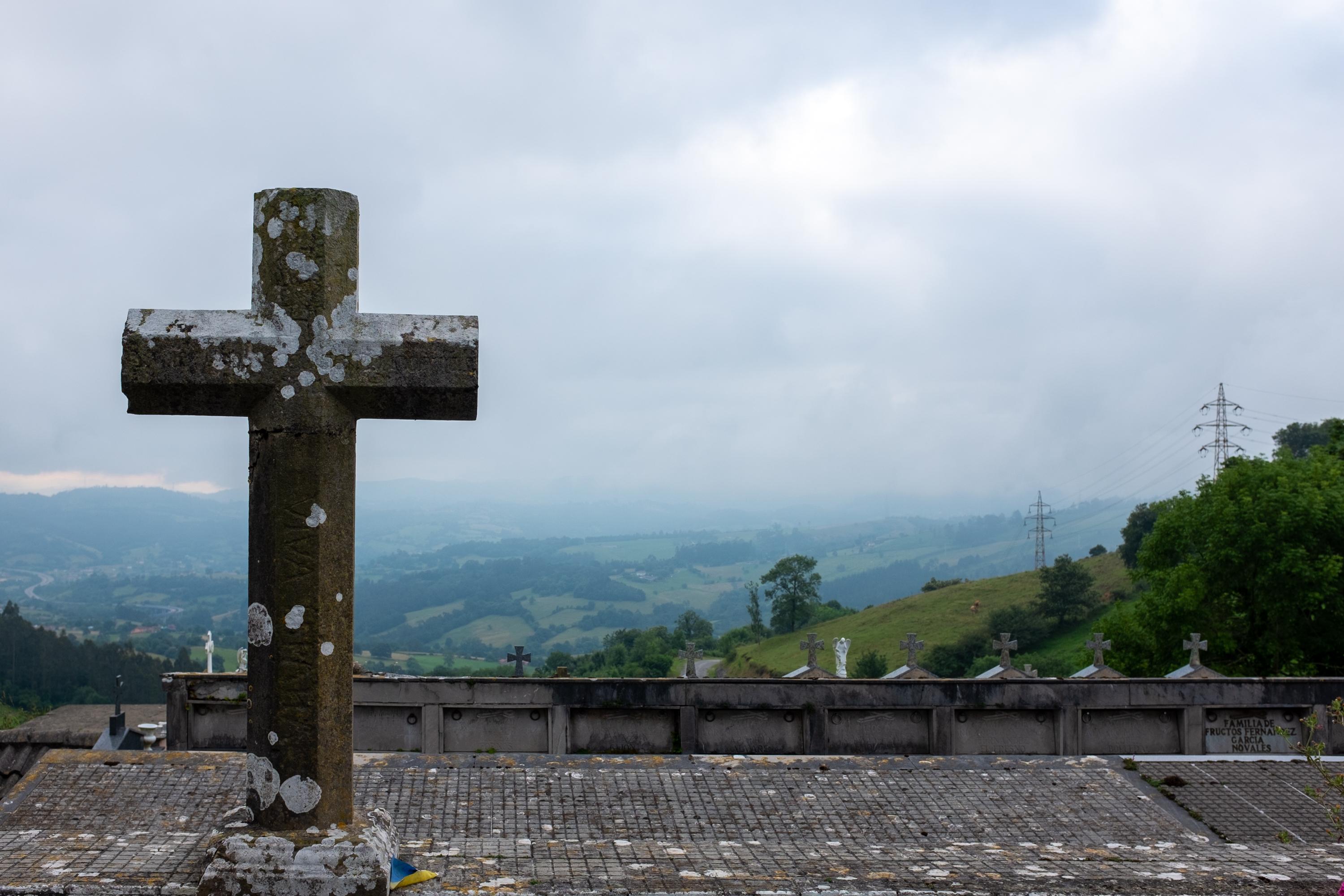 Scenic view of El Friesnu on the Camino del Norte