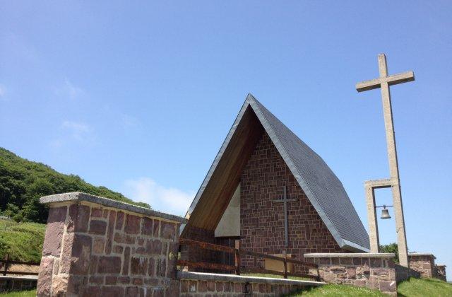 Scenic view of Puerto de Ibañeta on the Camino Francés
