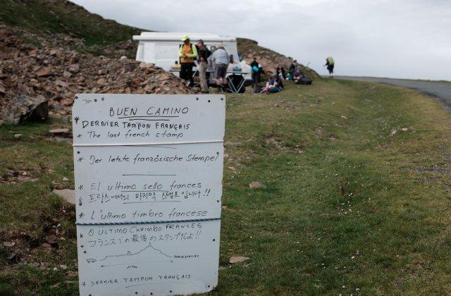 Scenic view of Collado de Bentartea on the Camino de Invierno