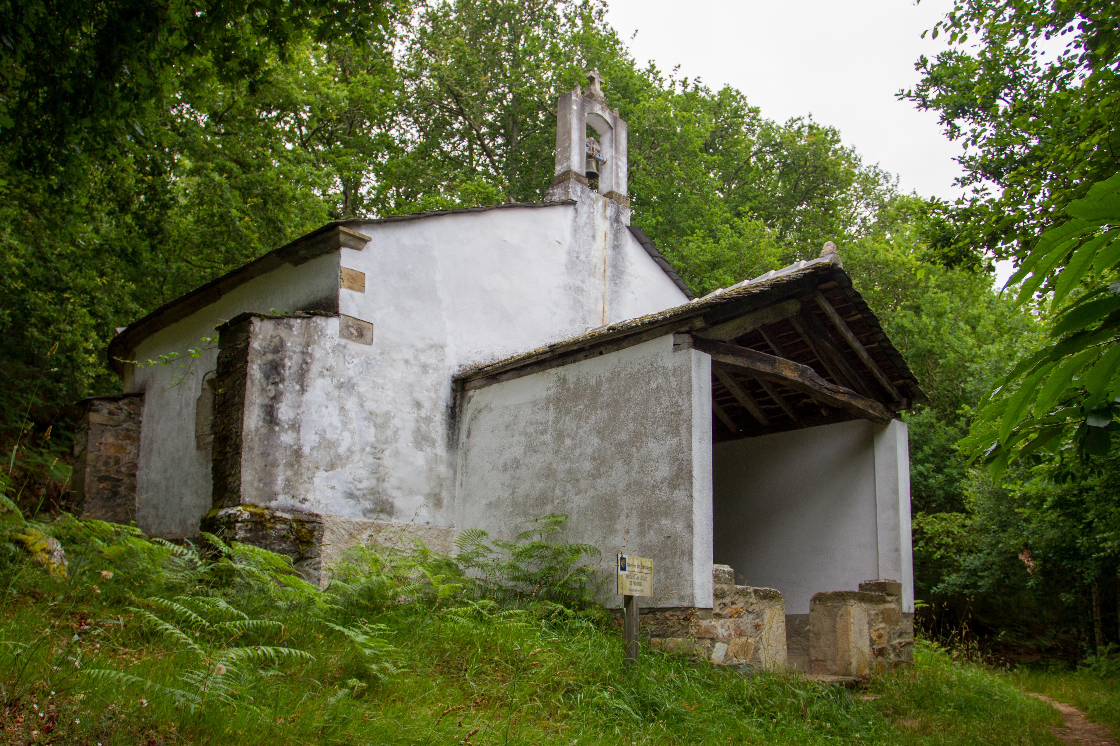 Scenic view of Ermita de San Lazaro de Padraira on the Camino del Norte