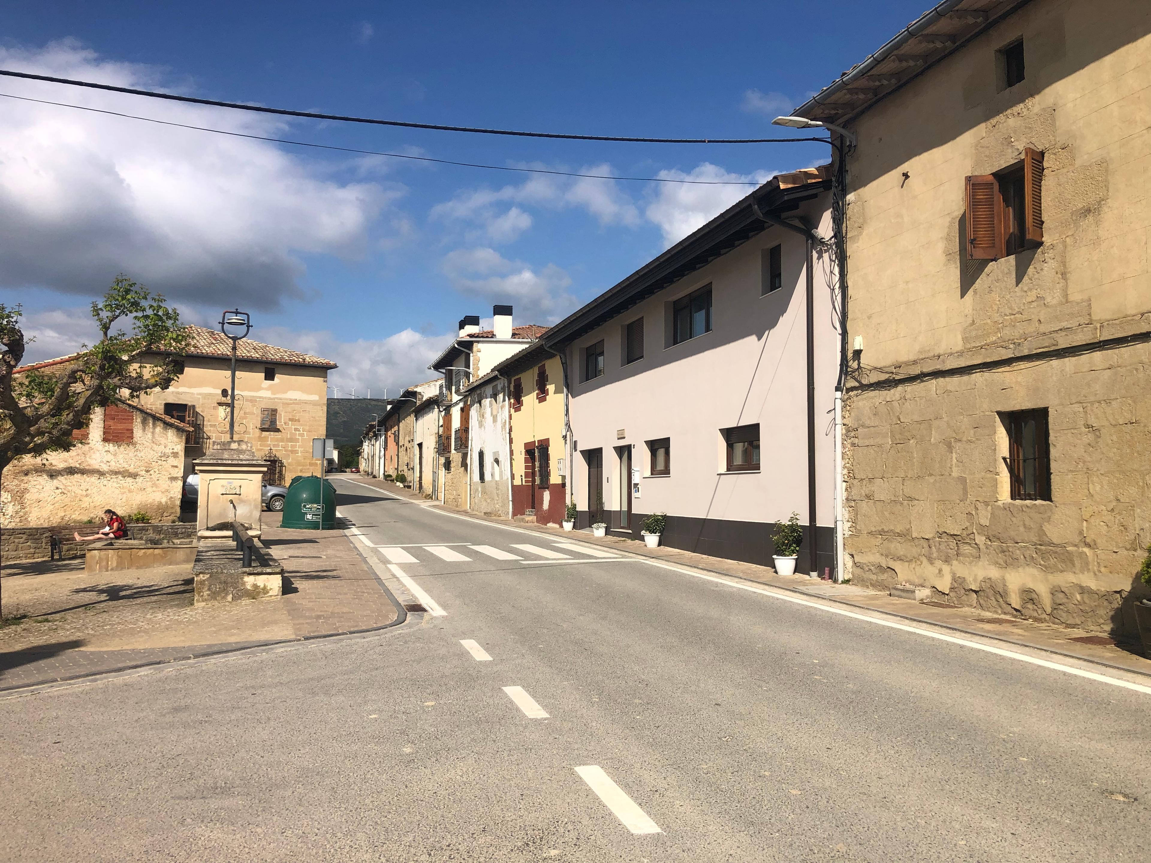 Scenic view of Uterga on the Camino Francés