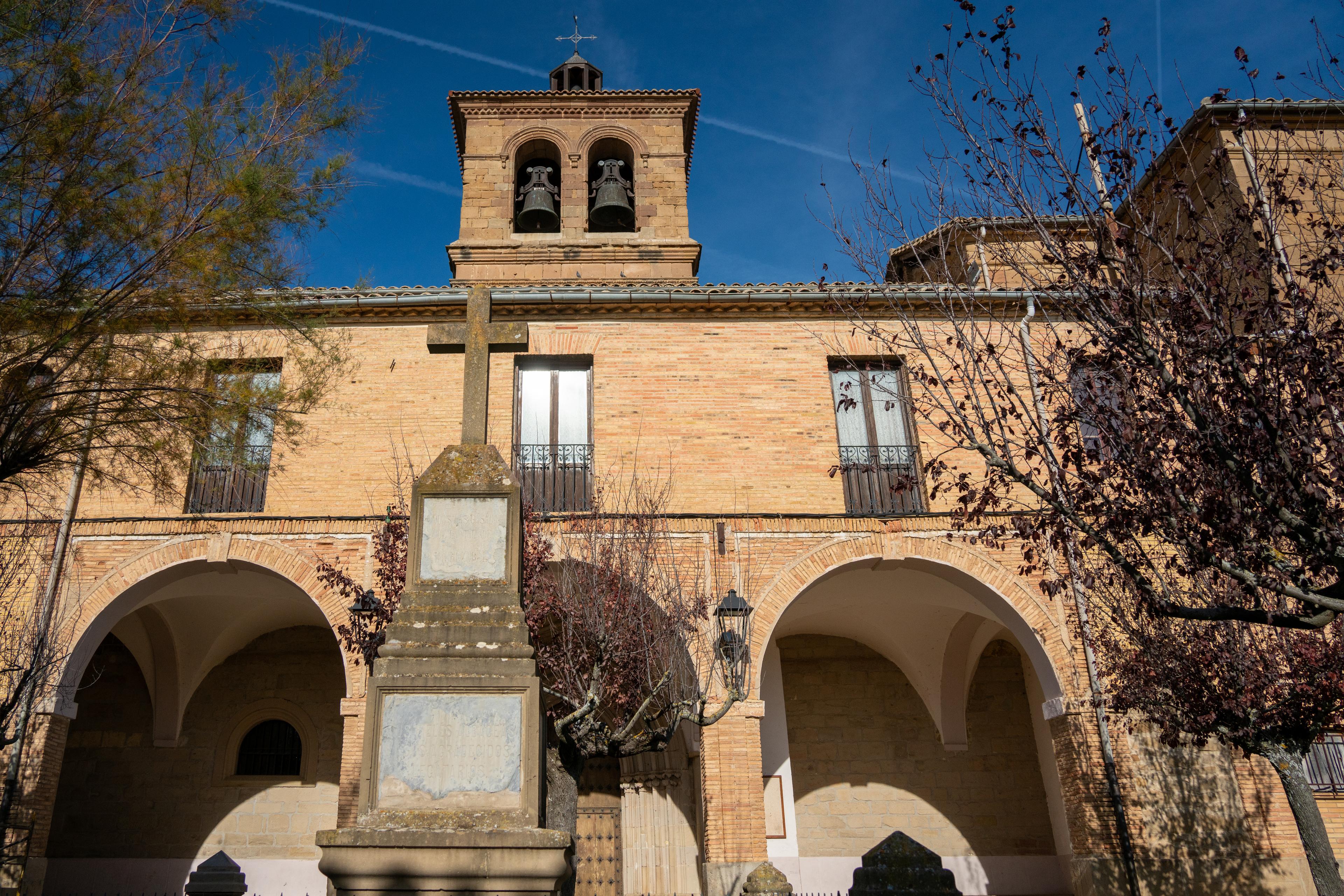 Scenic view of Muruzábal on the Camino Francés