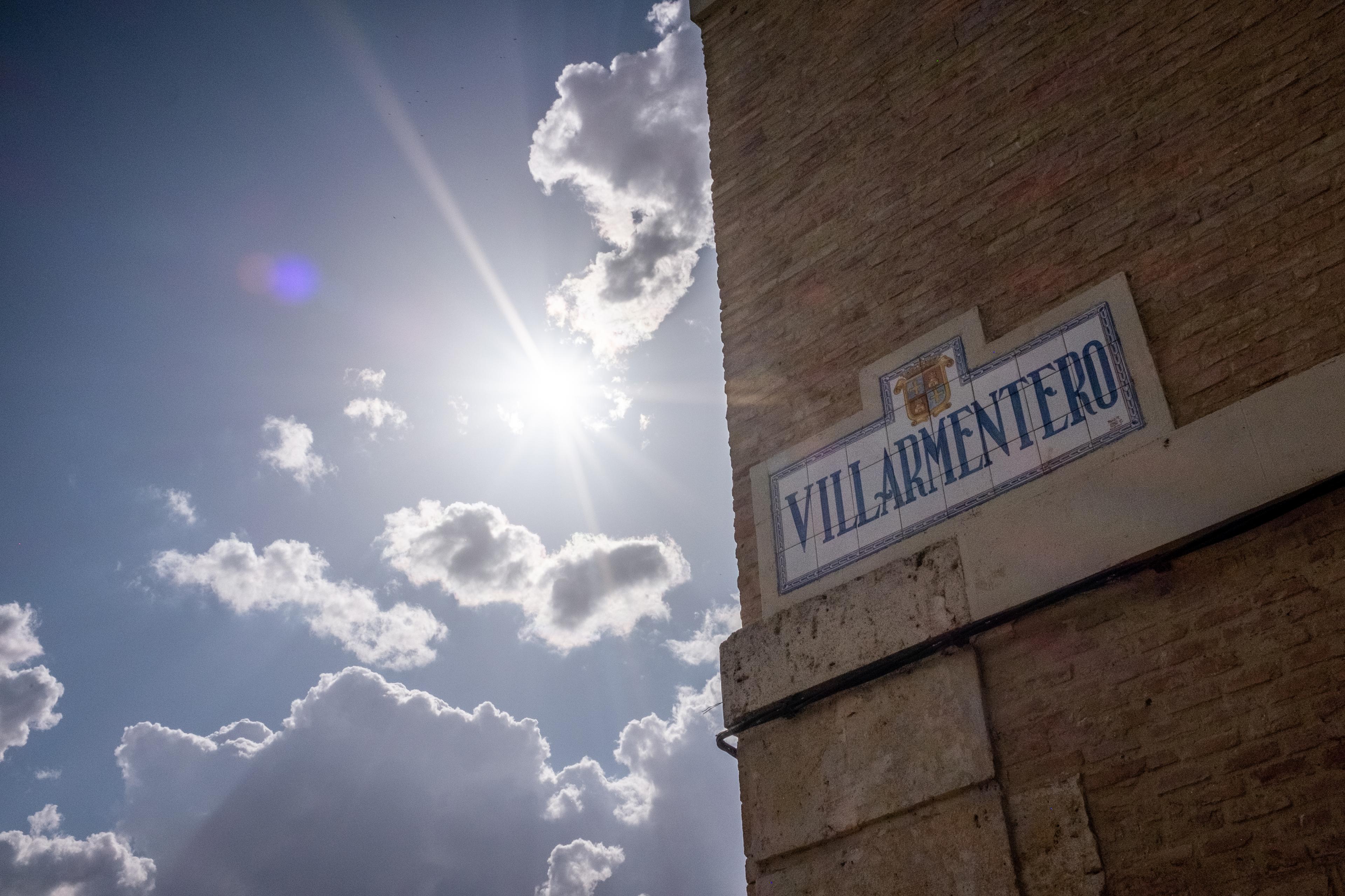 Scenic view of Villarmentero de Campos on the Camino de Invierno