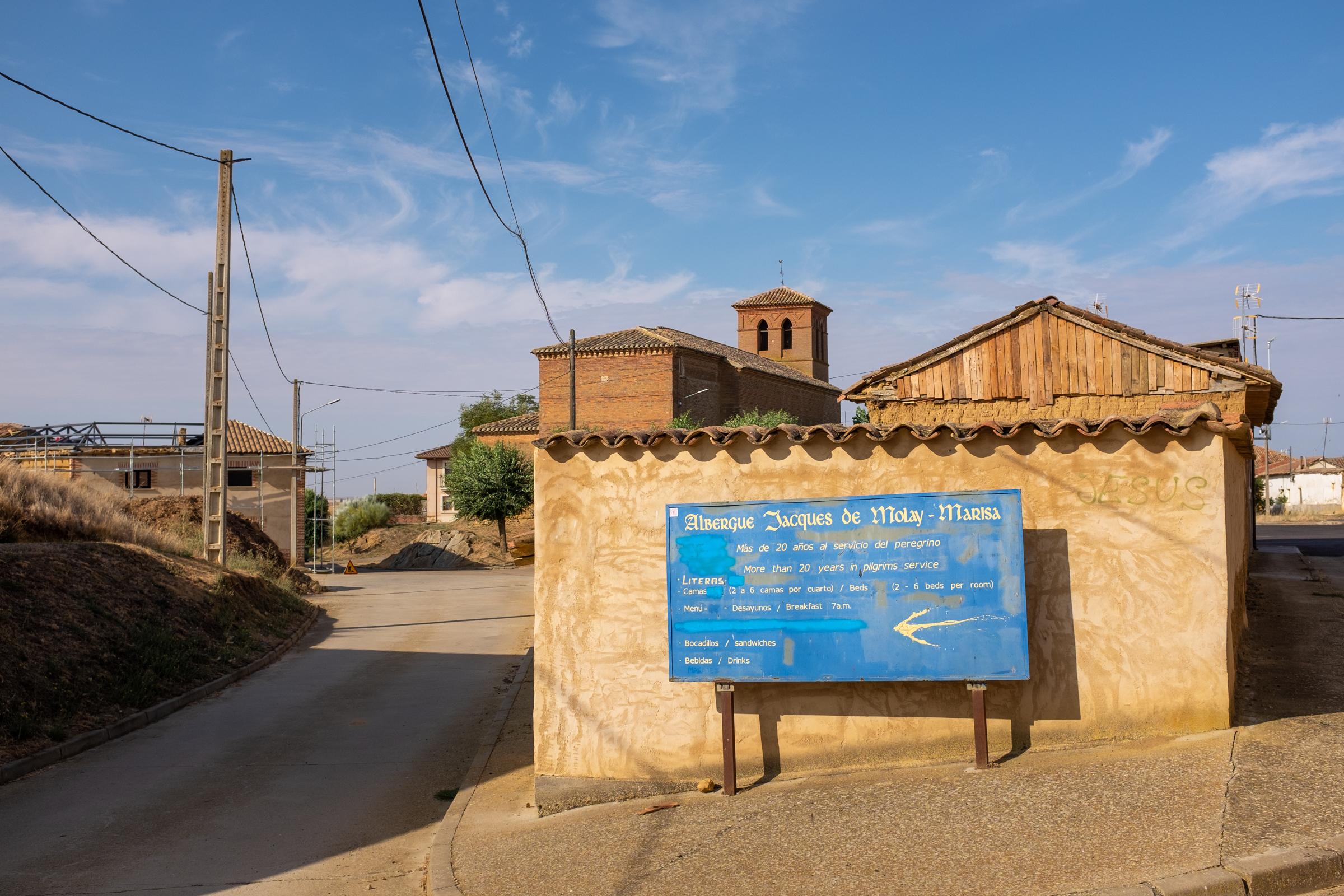 Scenic view of Terradillos de los Templarios on the Camino Francés