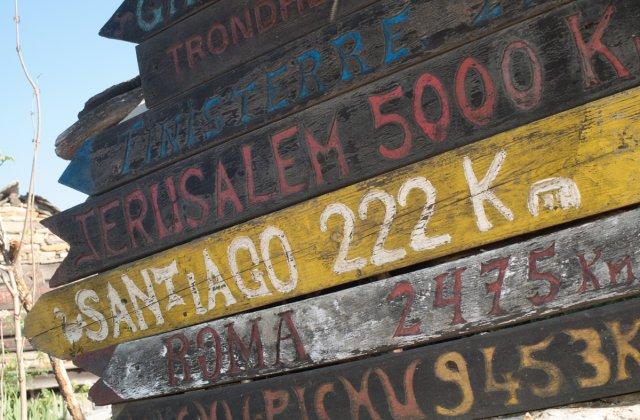 Scenic view of Manjarín on the Camino Francés