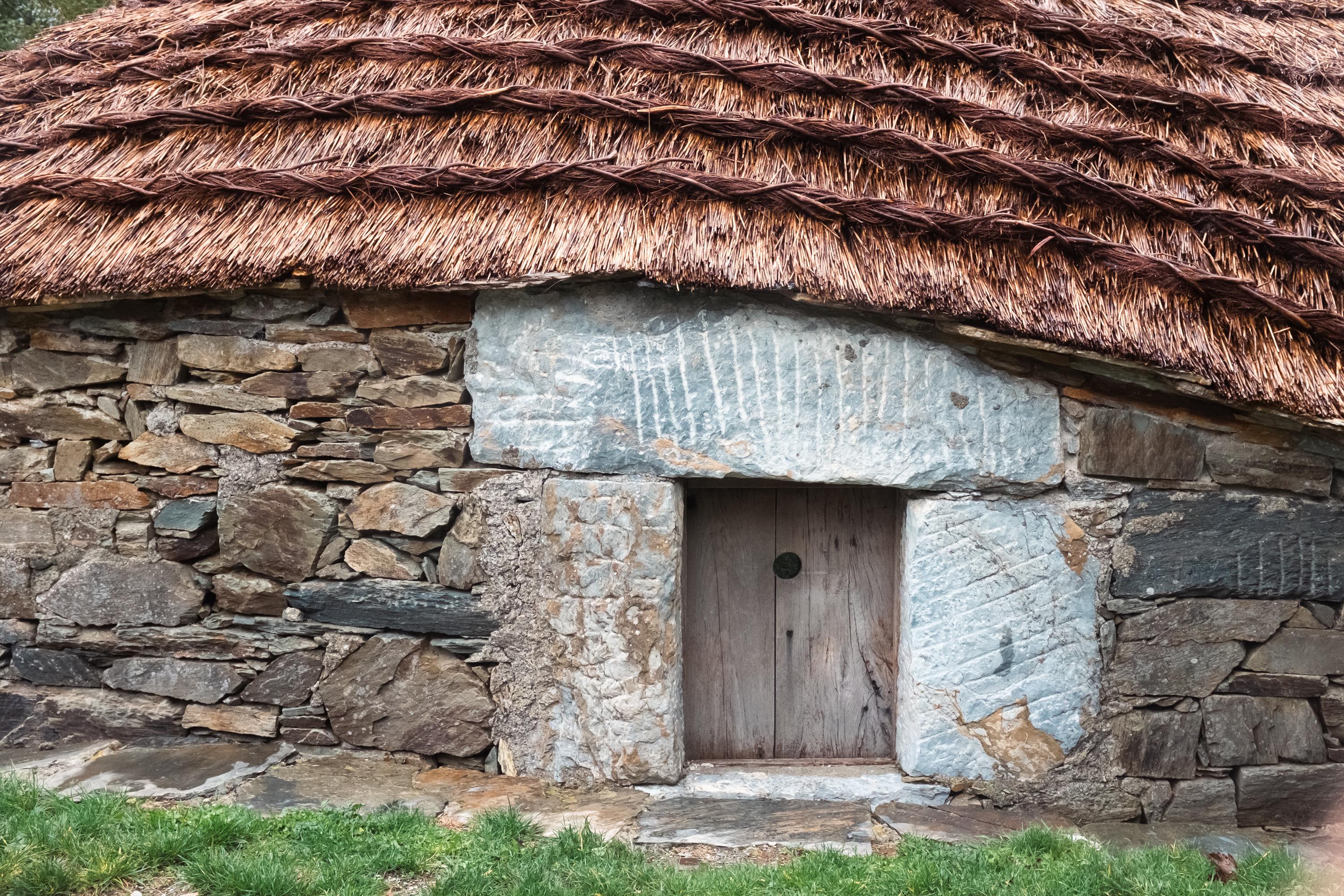 Scenic view of O Cebreiro on the Vía de la Plata
