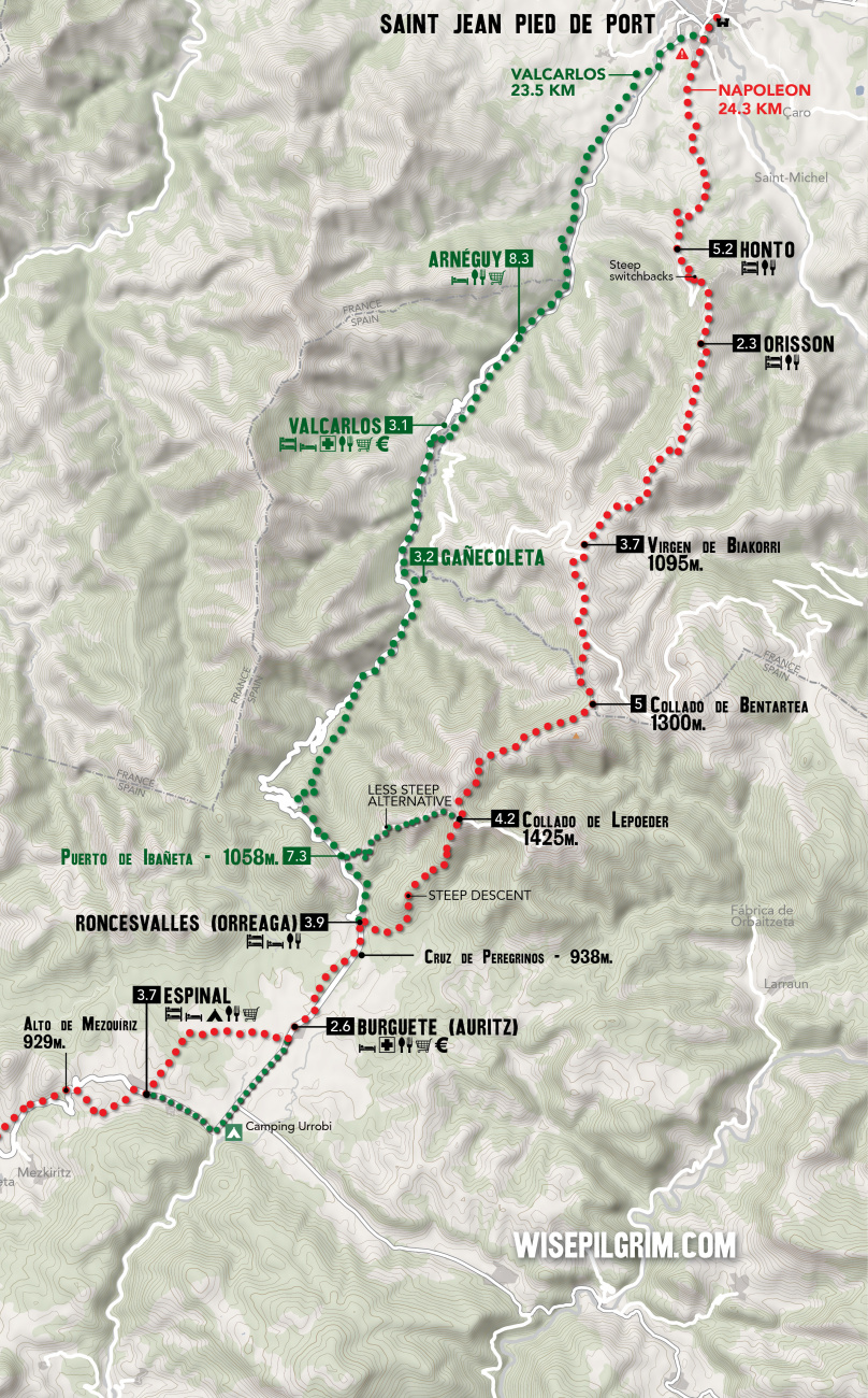 Camino de Santiago Map 1