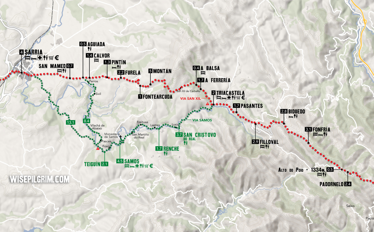 Camino de Santiago Map 22