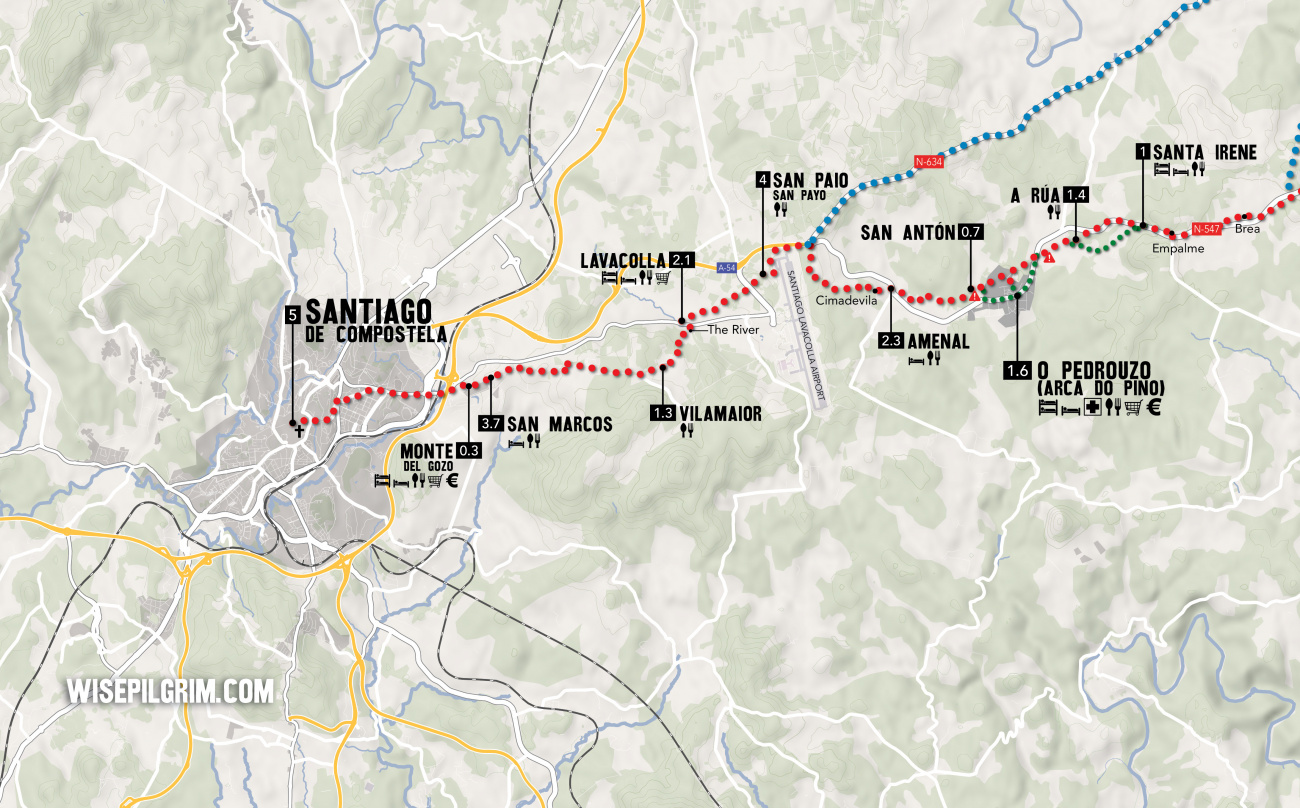 Camino de Santiago Map 26
