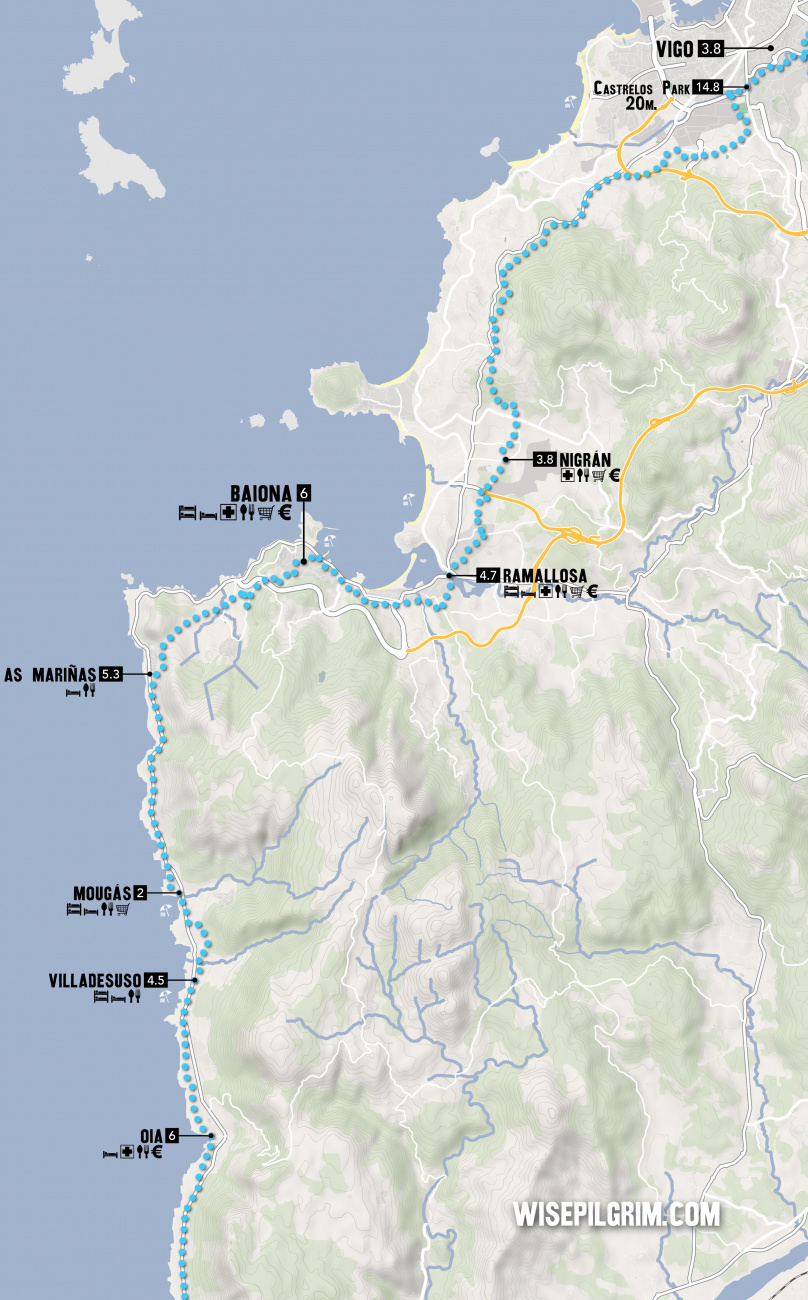 Camino Portugues Map 21